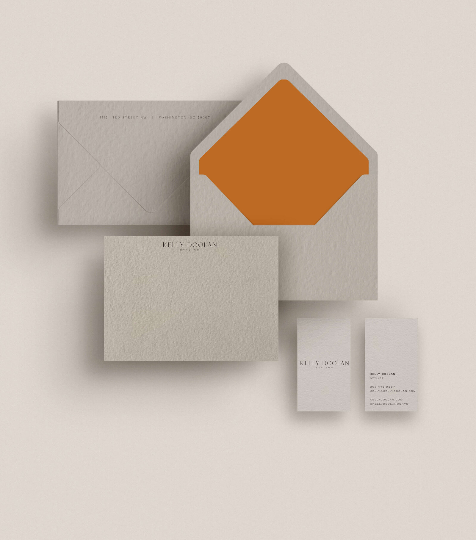 Small-business-stationery-design-for-Kelly-Doolan-Styling-by-Fig-2-Design