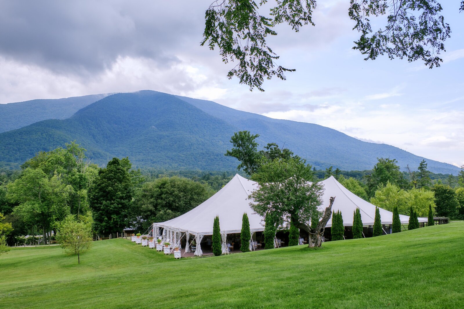 Tent from a Hildene Wedding