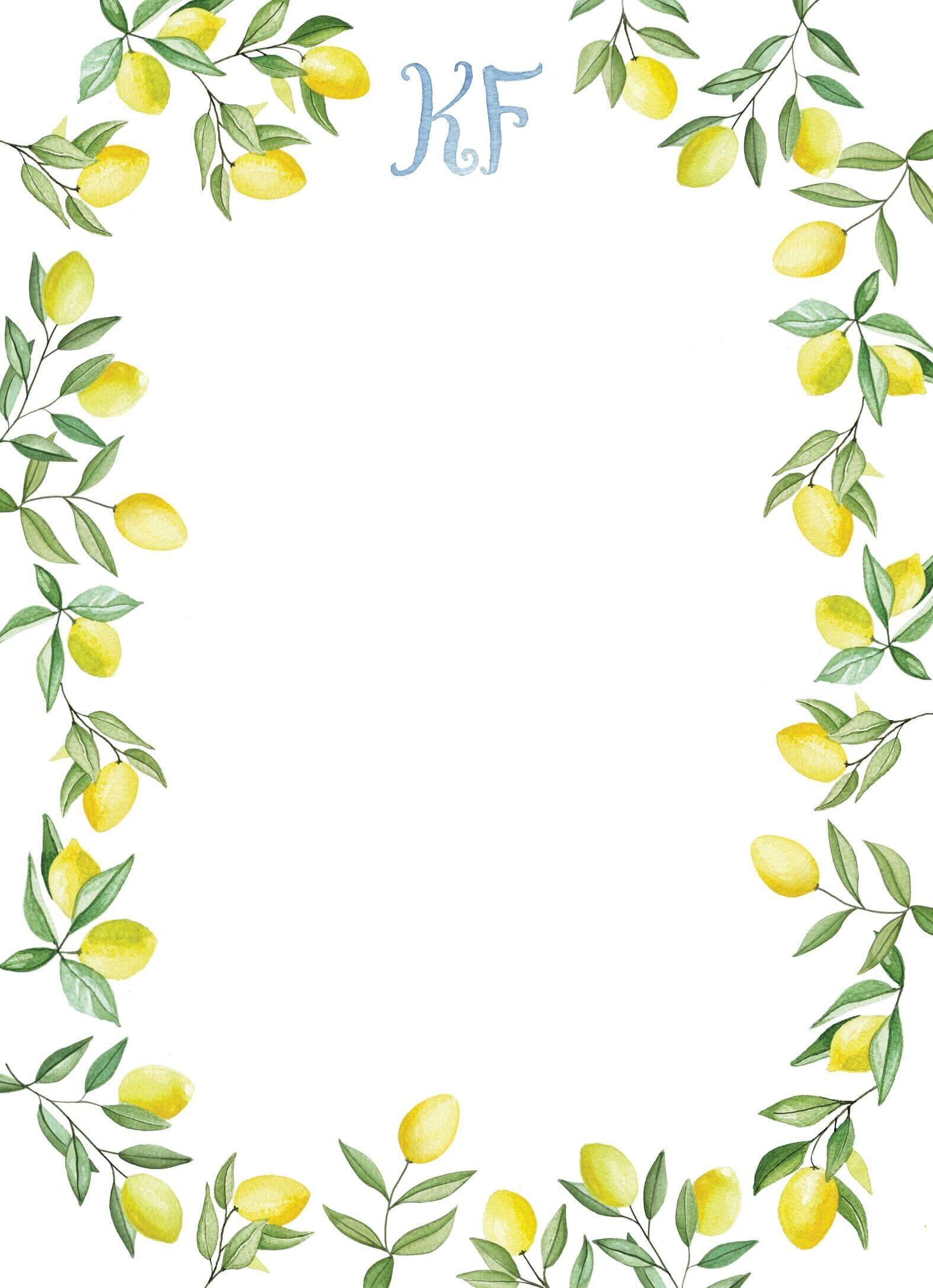 lemon-border-for-watercolor-wedding-invitations