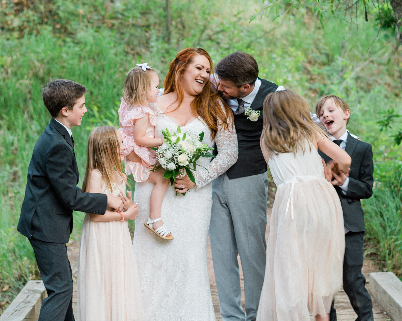 Family at Colorado Springs elopement