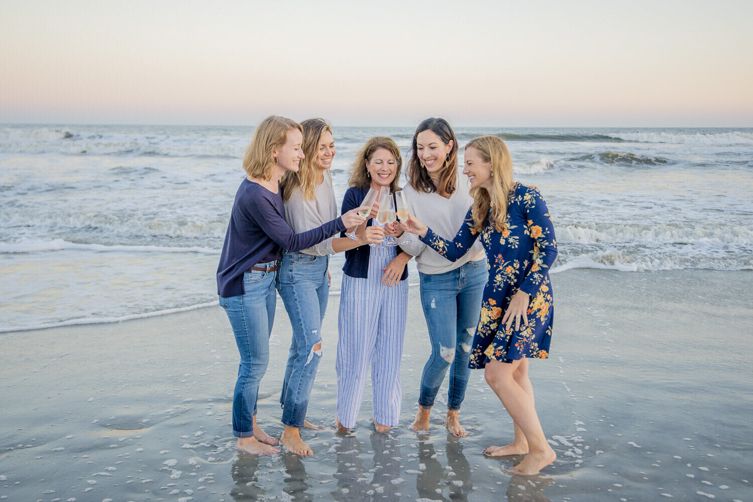 family on hilton head island beach