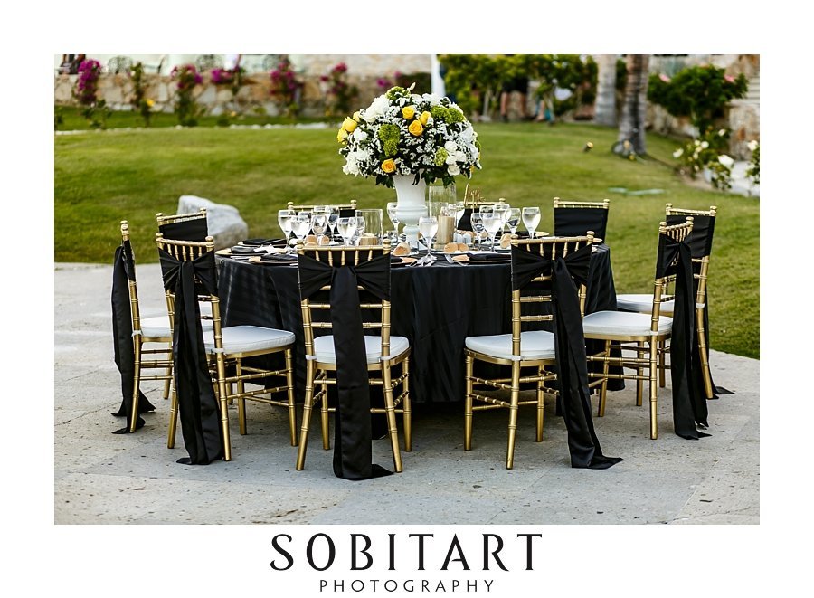 event design for formal destination  at Dream Resorts Los Cabos Mexico photo by Sobitart Photography