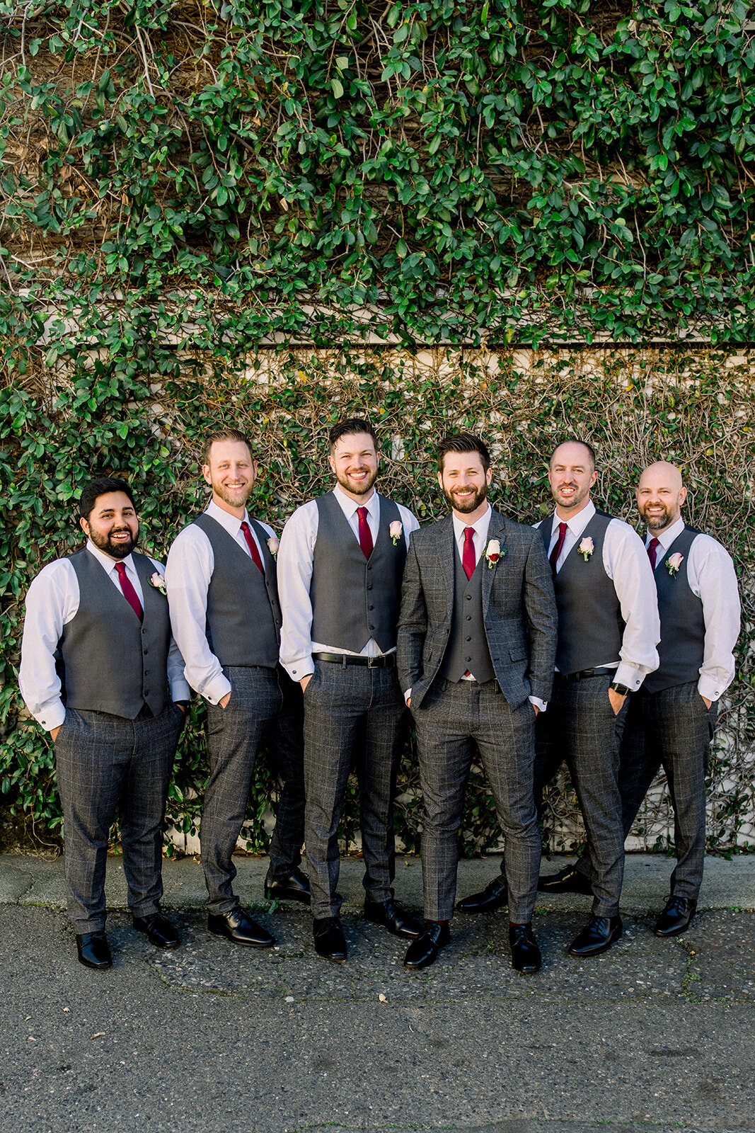 Groomsmen at Vizcaya Sacramento WeddingGroomsmen at Vizcaya Sacramento Wedding
