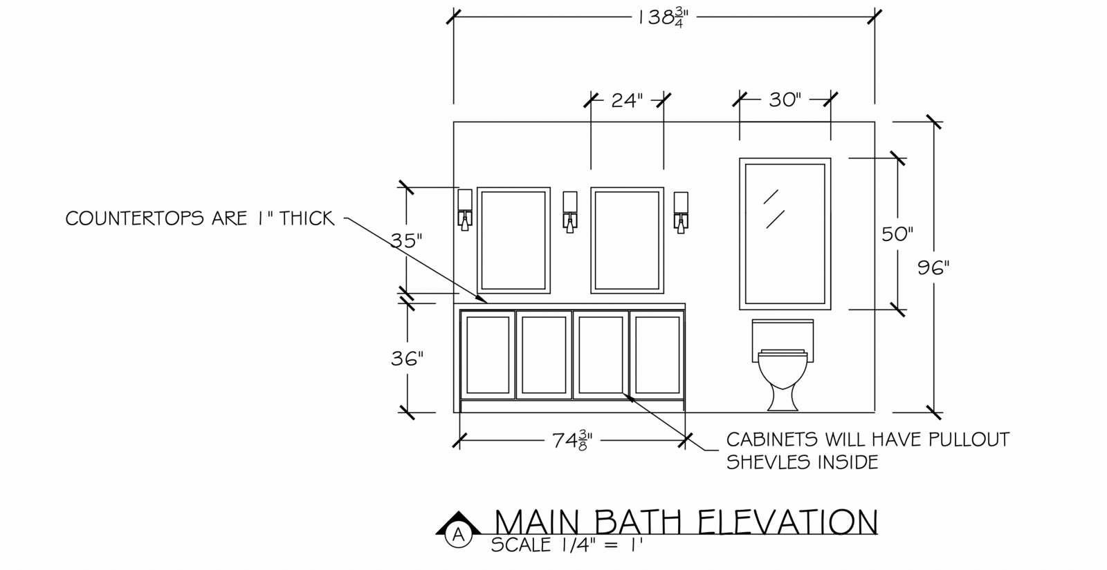Main Bath Elevation