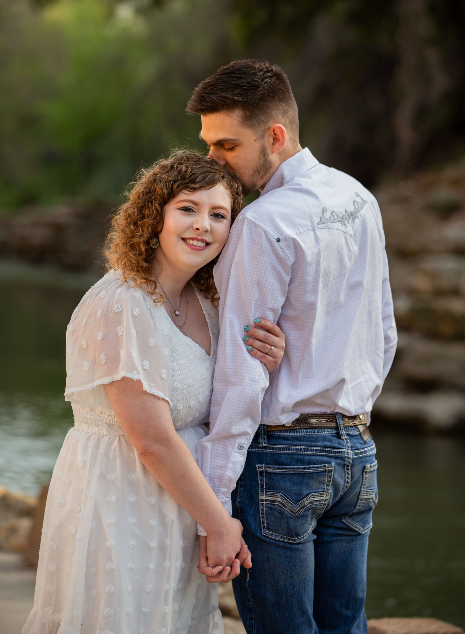 couple in fort worth stockyards