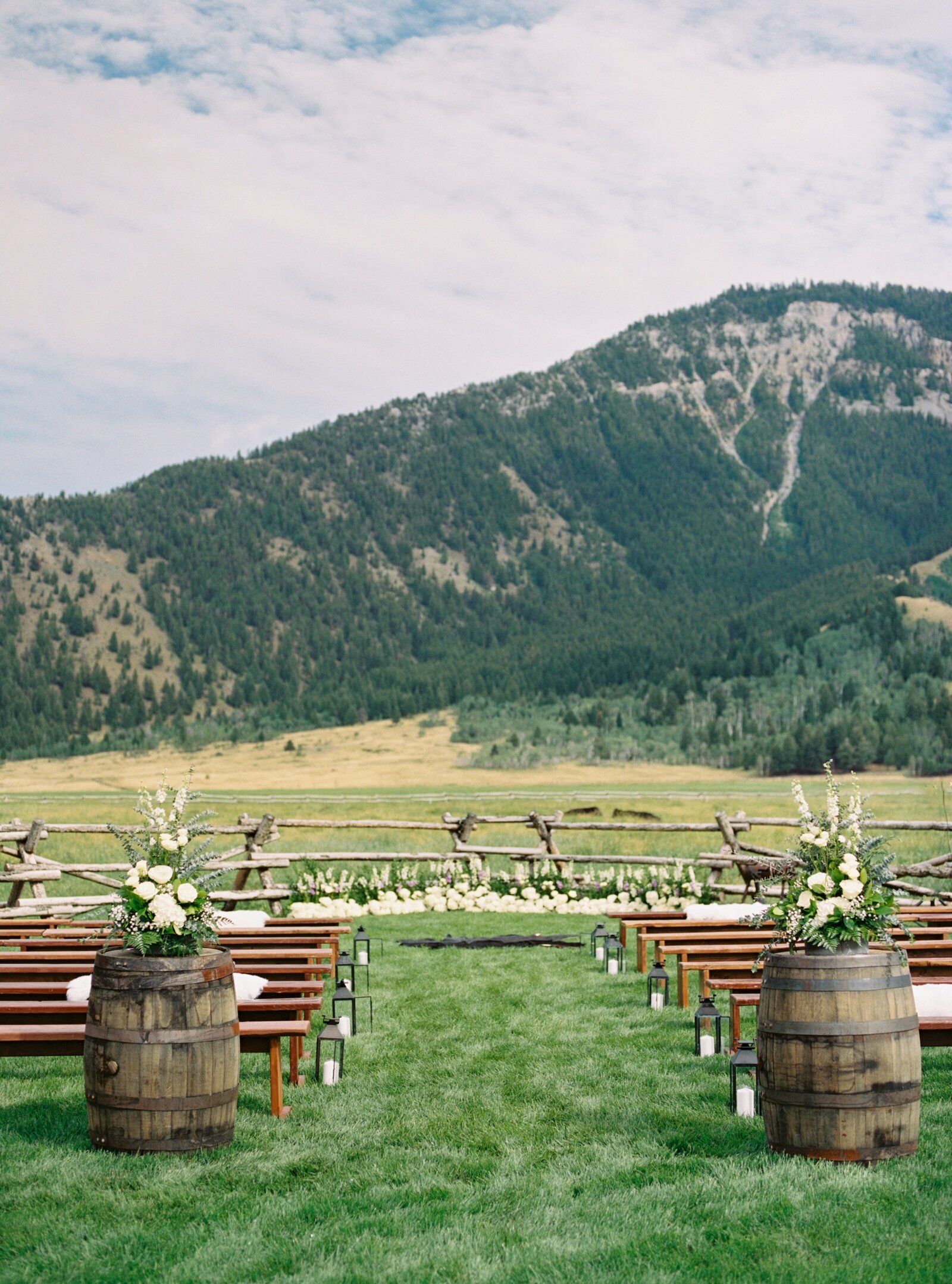 outdoor wedding at jackson hole