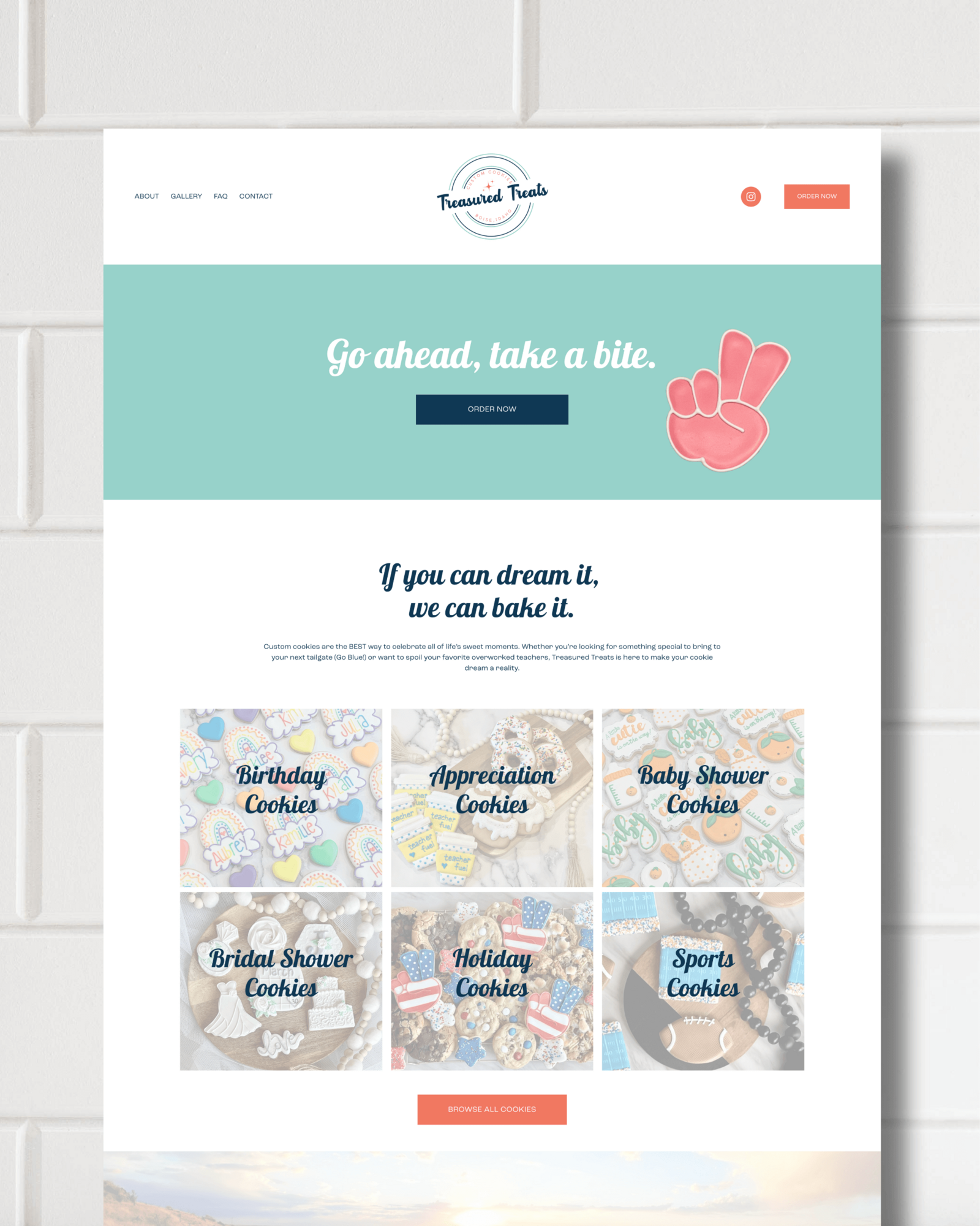 Bakery Website Design