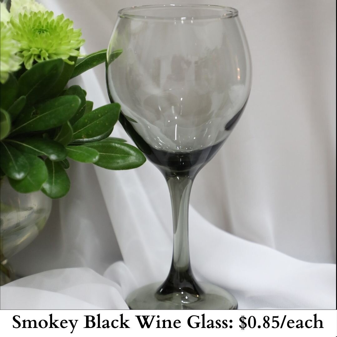 Wine Glass-Smokey Black-686