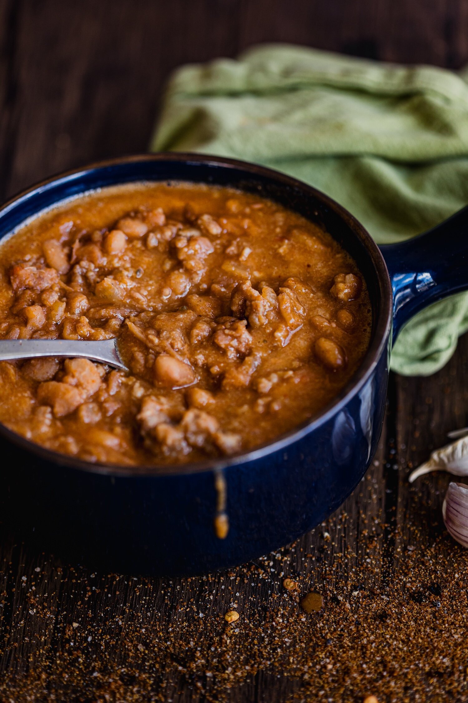Meaty Baked Beans in bowl copy