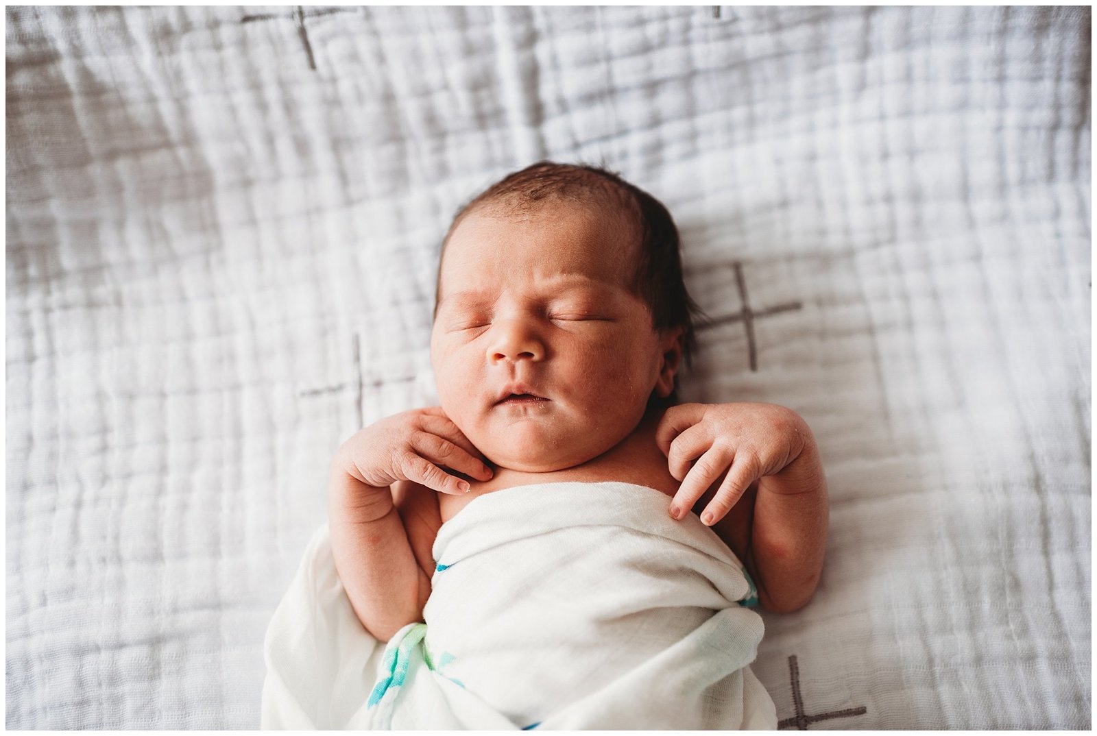 newborn baby boy fresh 48 in hospital photo session seattle area photographer emily ann photography