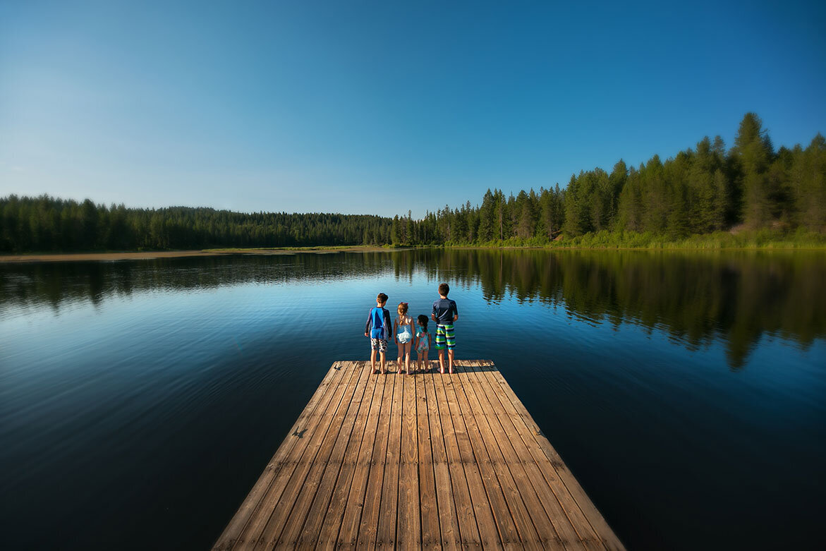 dock-4-kids-lake-summer-relaxation-life-landscape