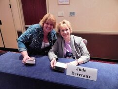 Author Lisa Olech with Jude Deveraux