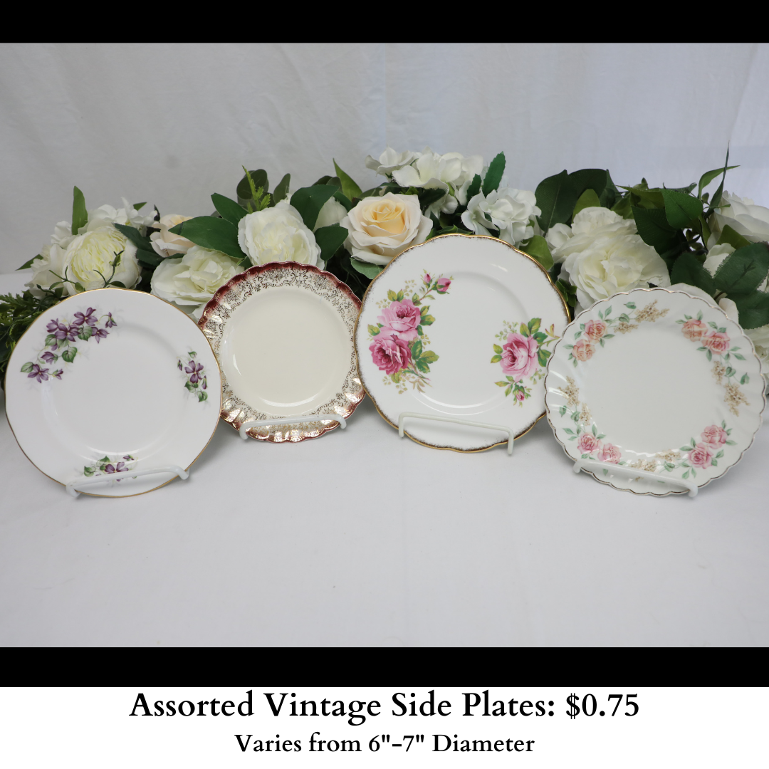 Assorted Vintage Side Plates-411