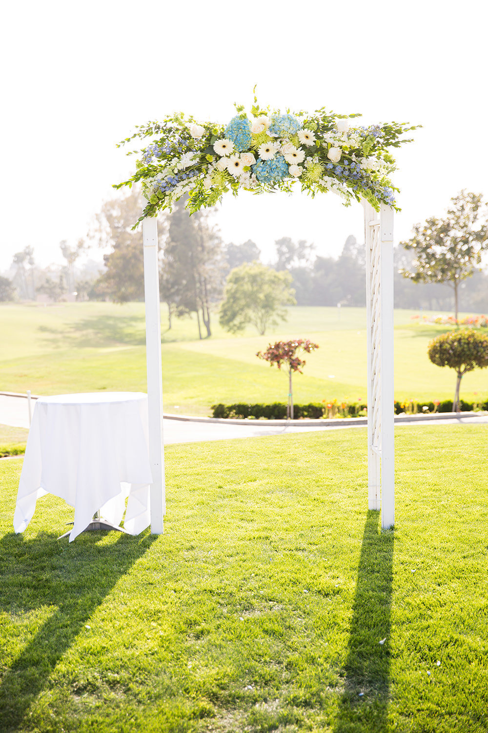 ceremony space at lomas santa fe