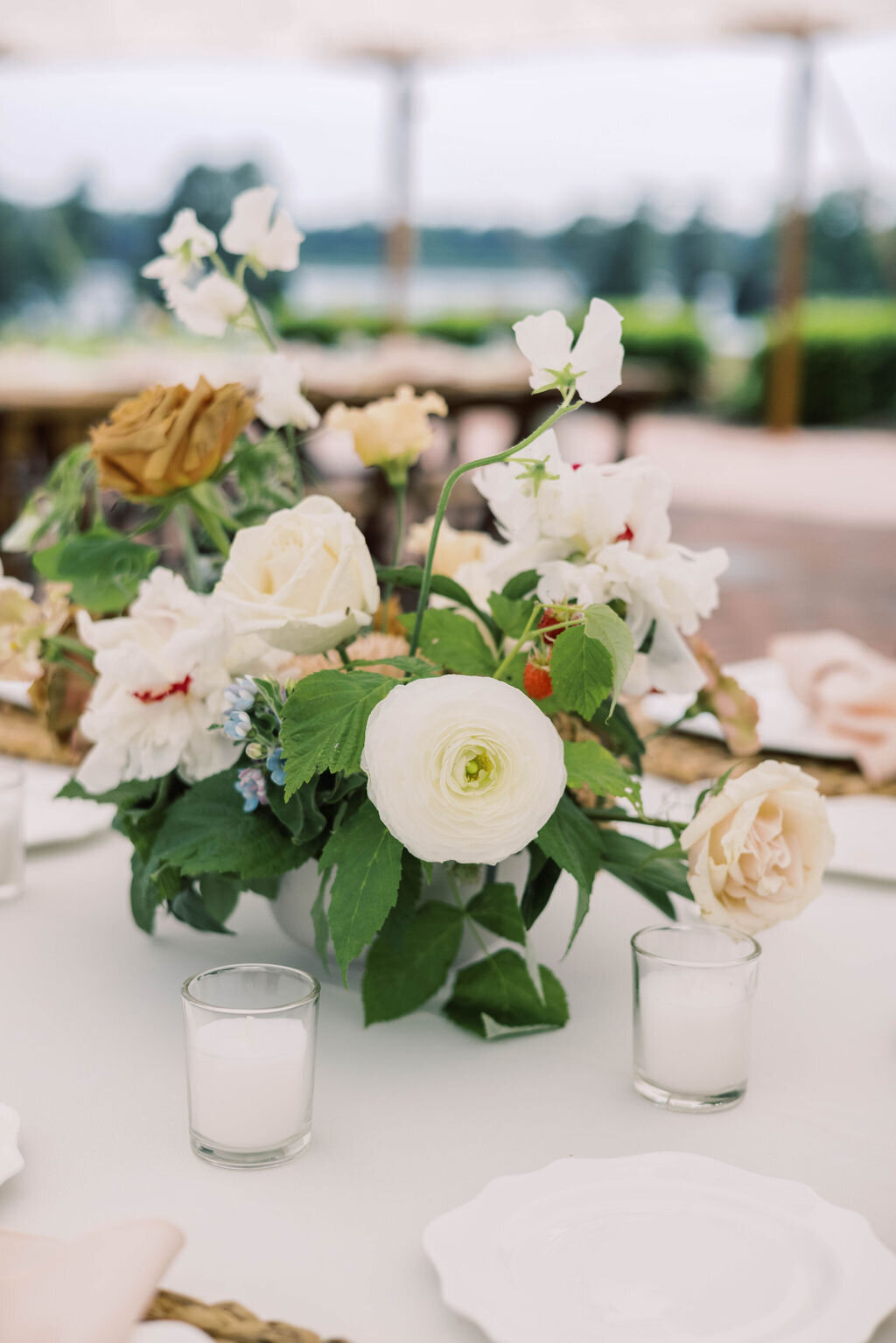 Kate Campbell Floral Summer Tented Wedding at Brittland Estate by Ashley Boyan Photography-102
