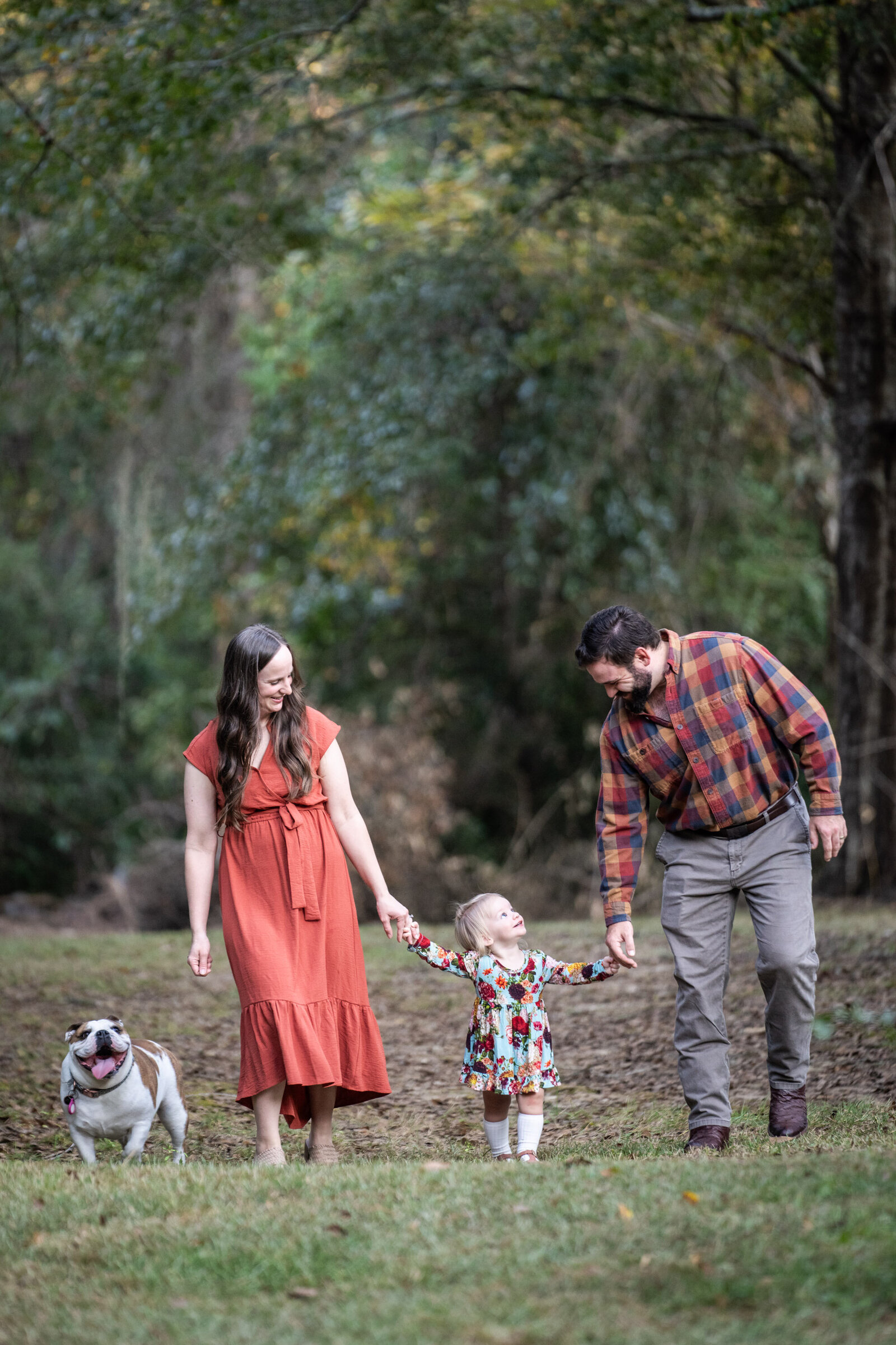 Family portrait near Covington Louisiana