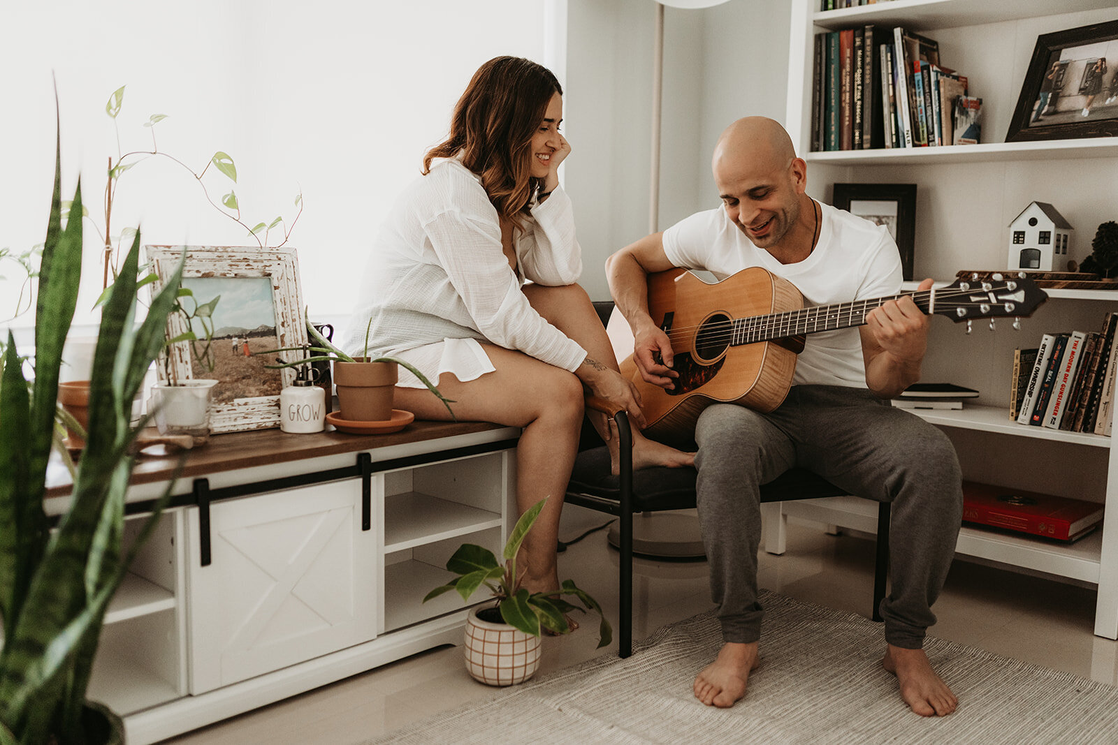 Miami In-Home Intimate Engagement Couple Session-67