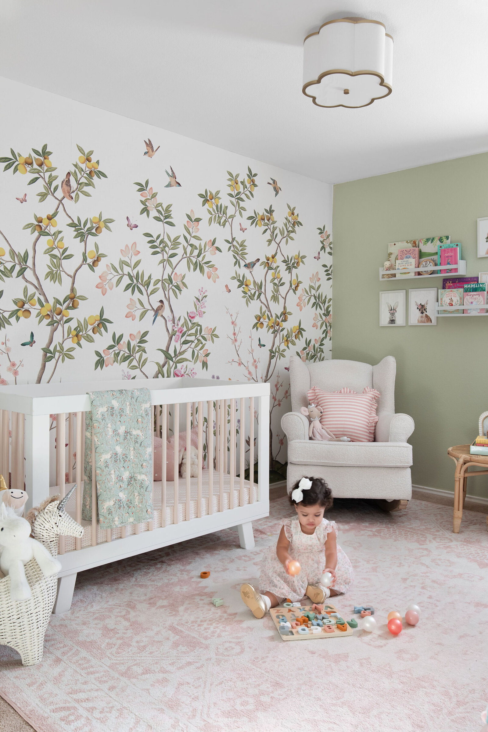 Nuela Designs_Nursery Interior Design Baby Girl Playing