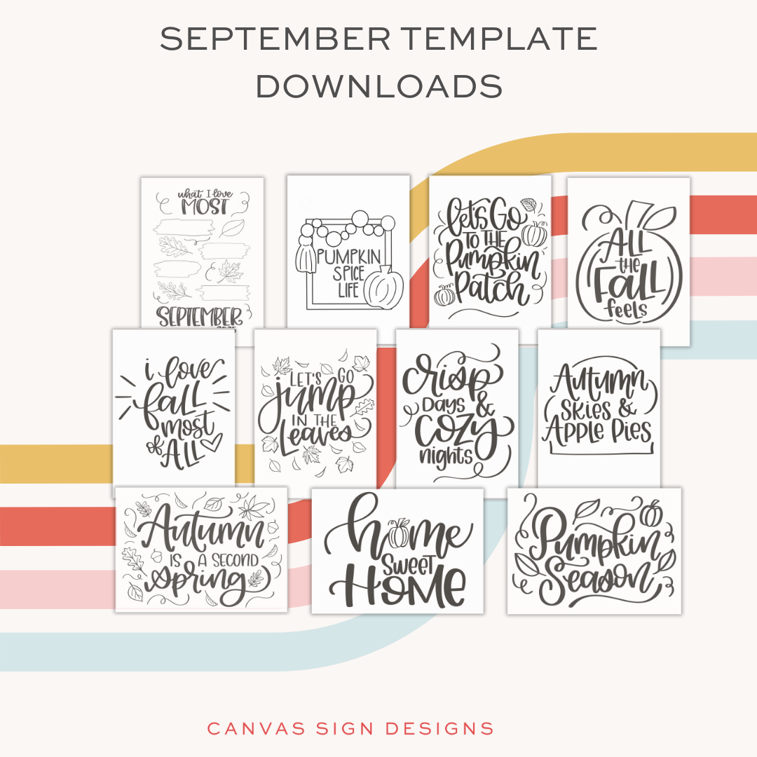 September 2025 Templates