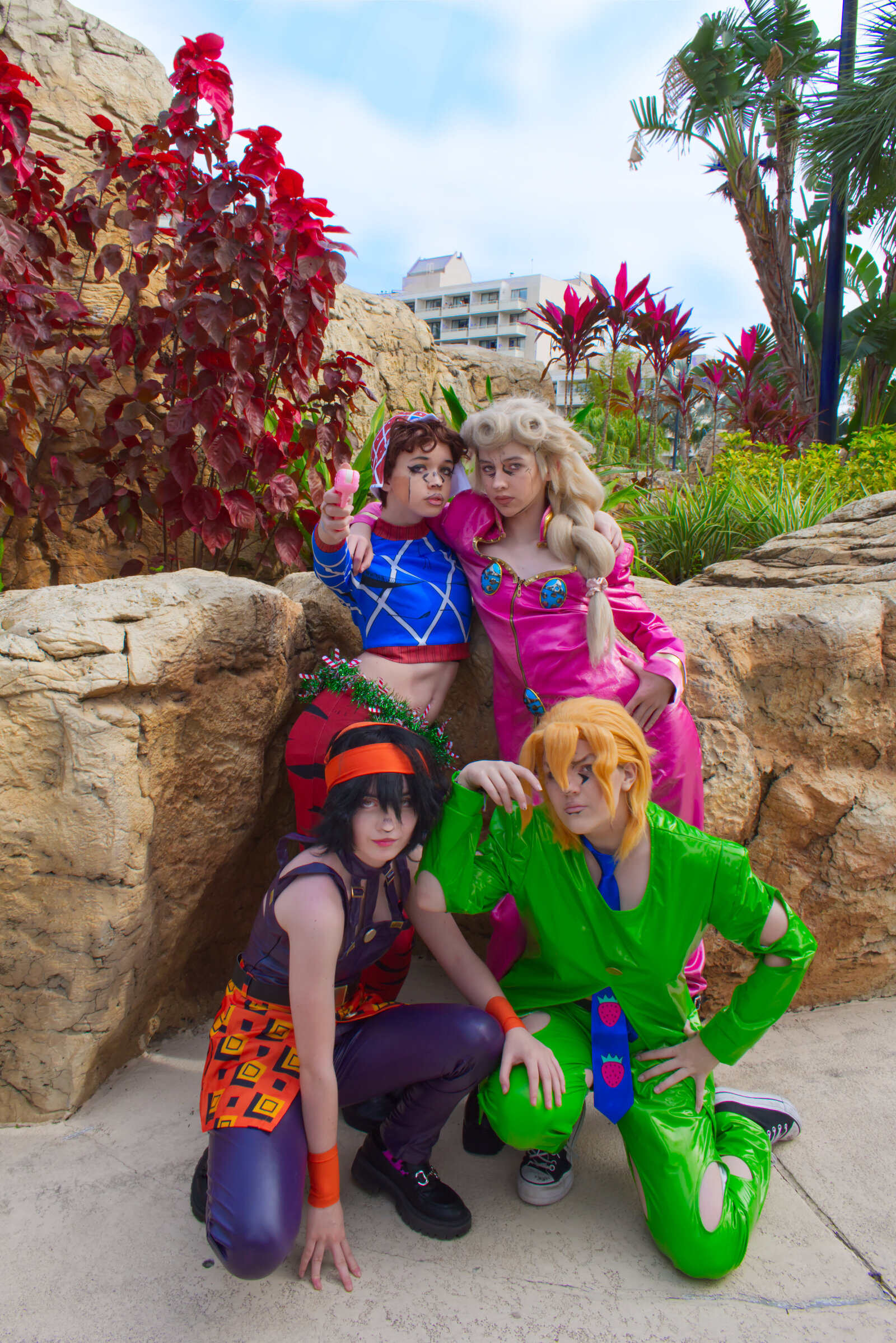 Narancia Ghirga, Fugo Pannacotta, Guido Mista, Giorno Giovanna 1