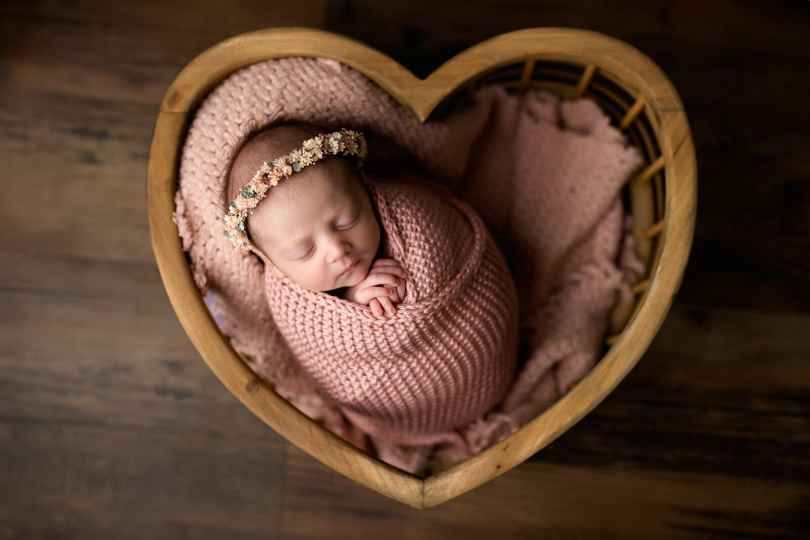 Newborn Heart Cage Photo