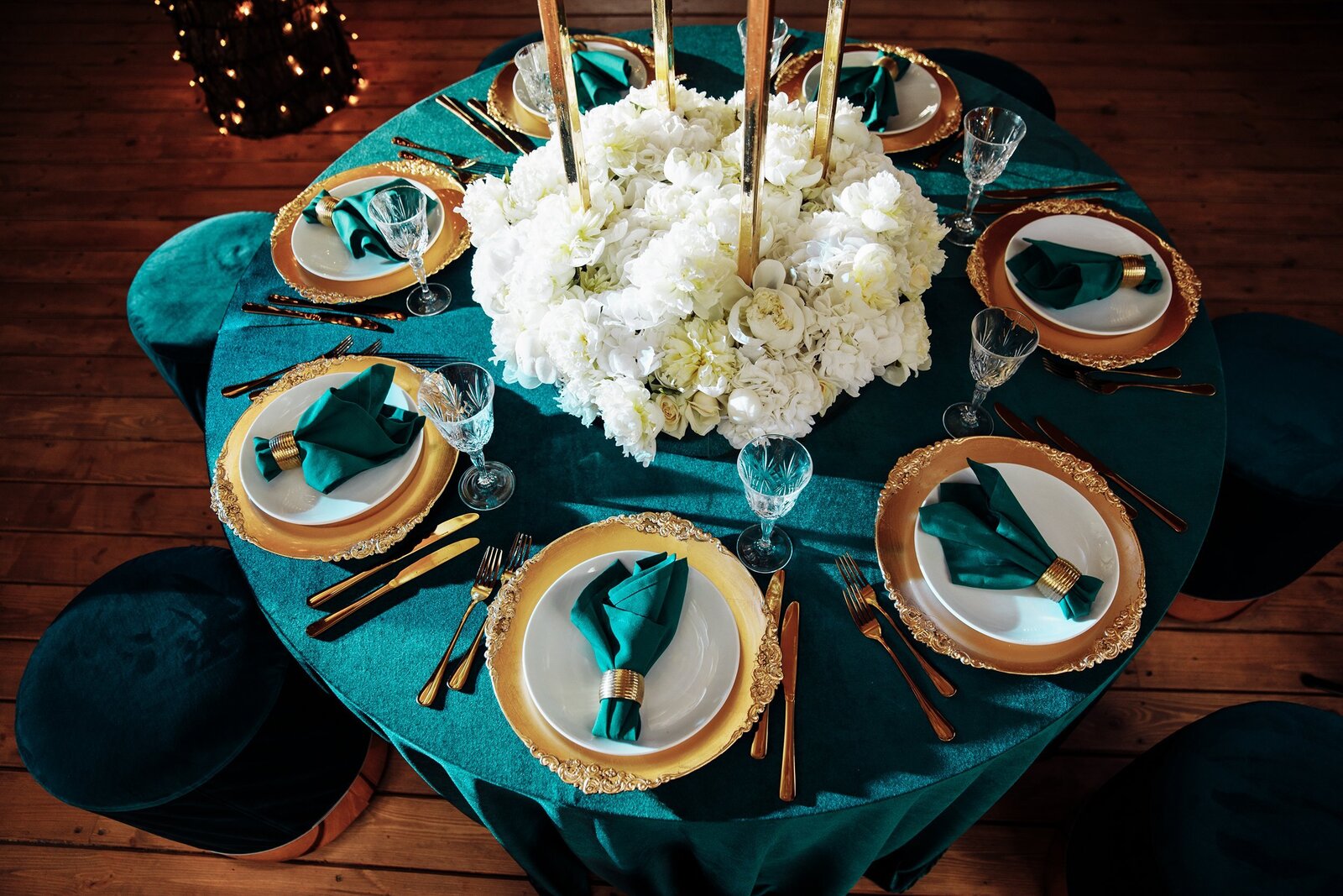 San Diego moody green wedding