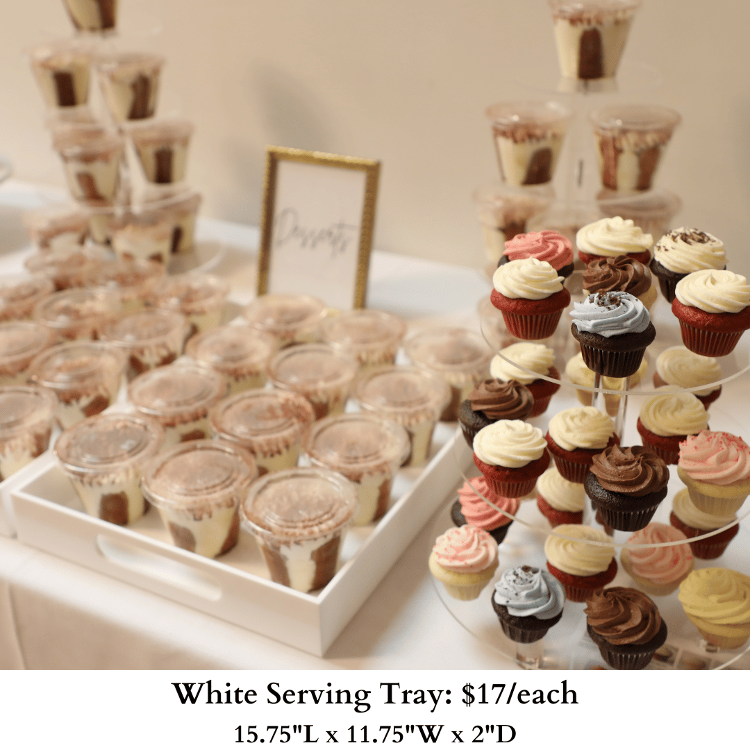 White Serving Tray-1101