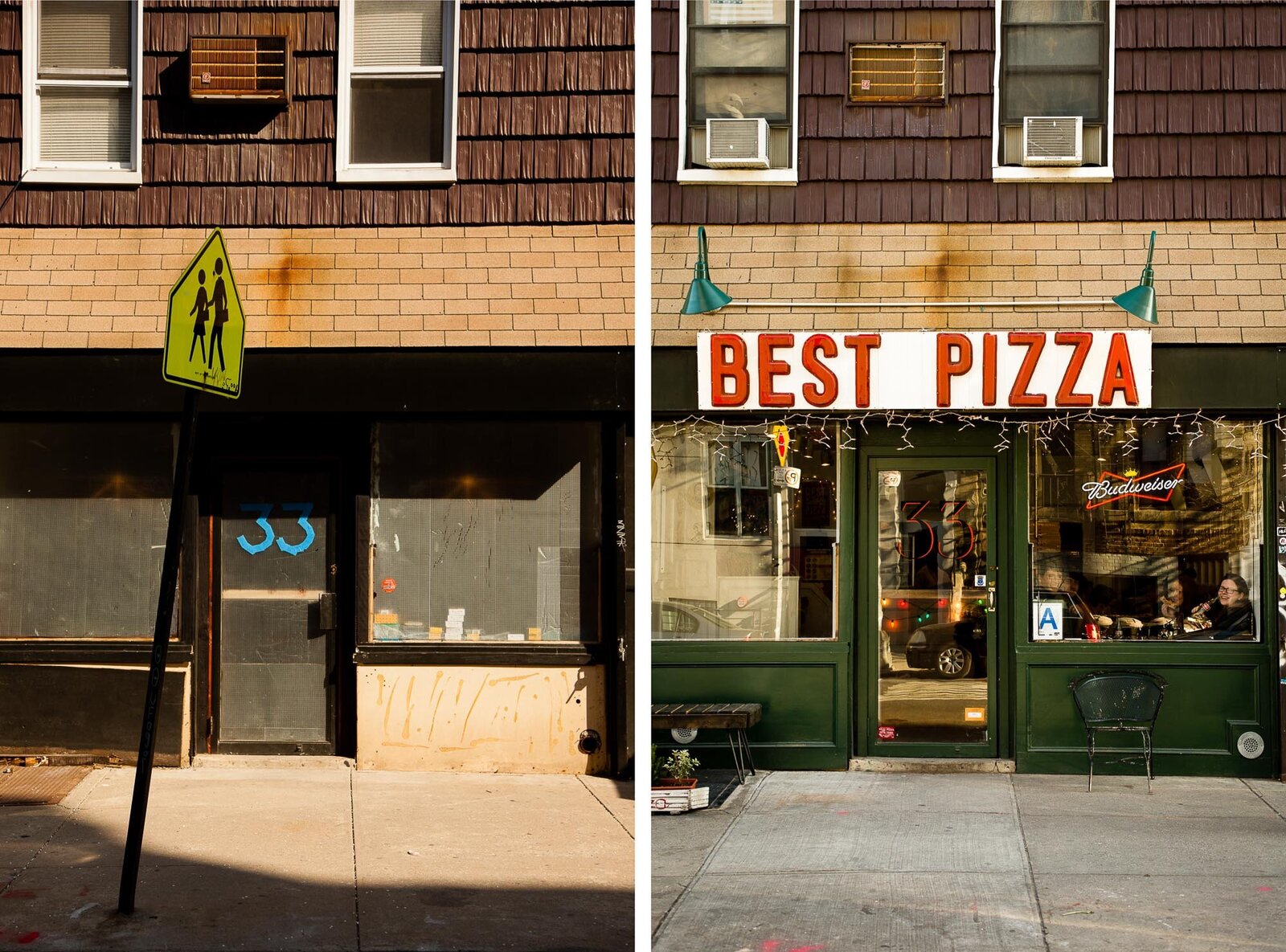 An old school style slice shop that opened in 2010