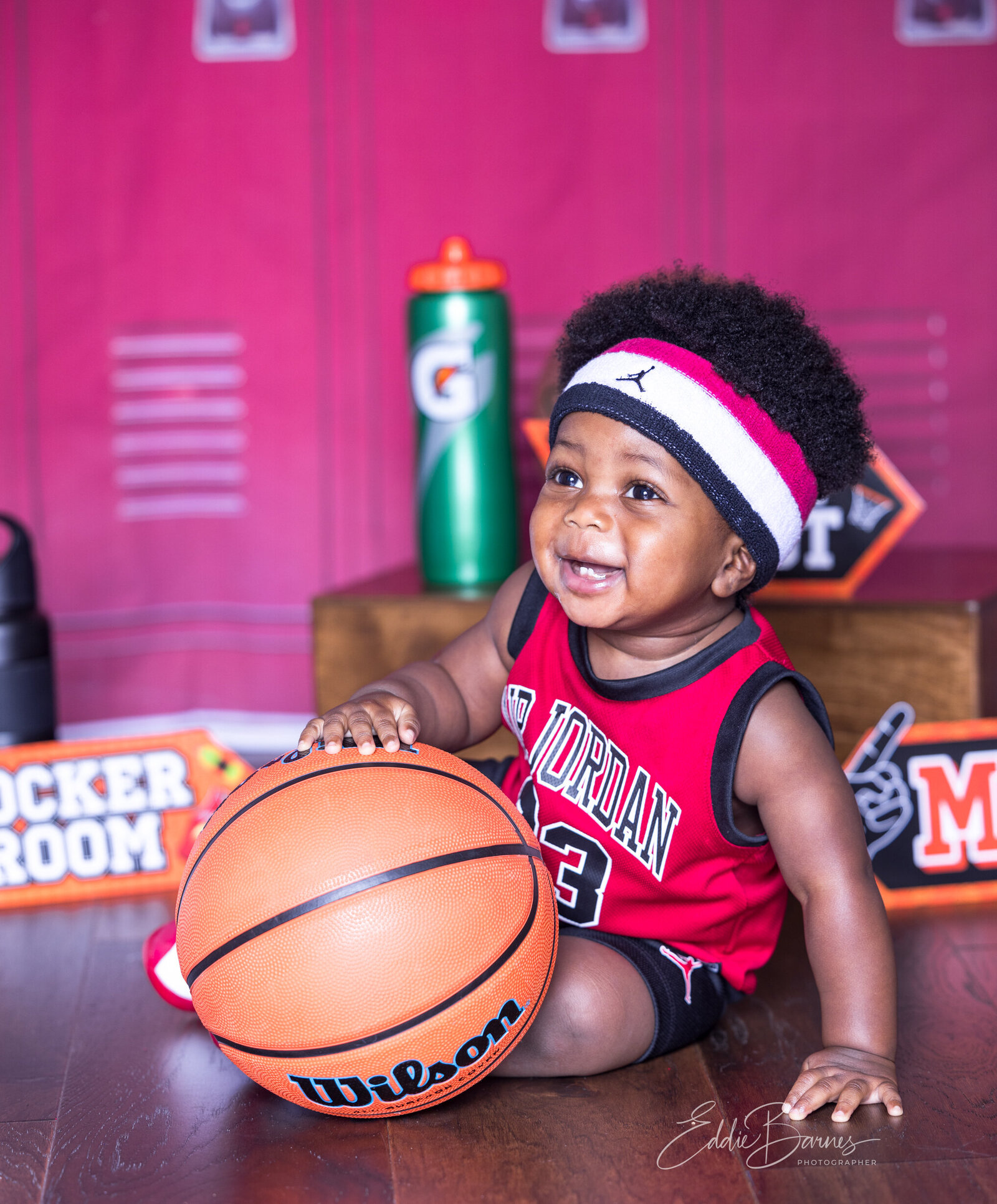Amir with basketball