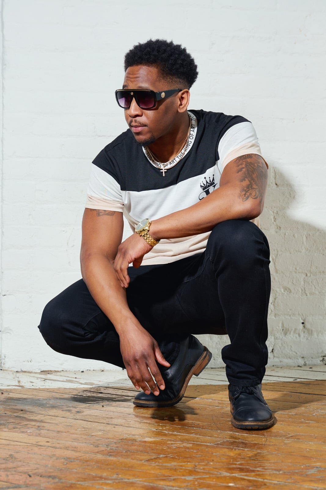 Stylish Portrait by Headshot Photographer in Minneapolis Studio Setting-36