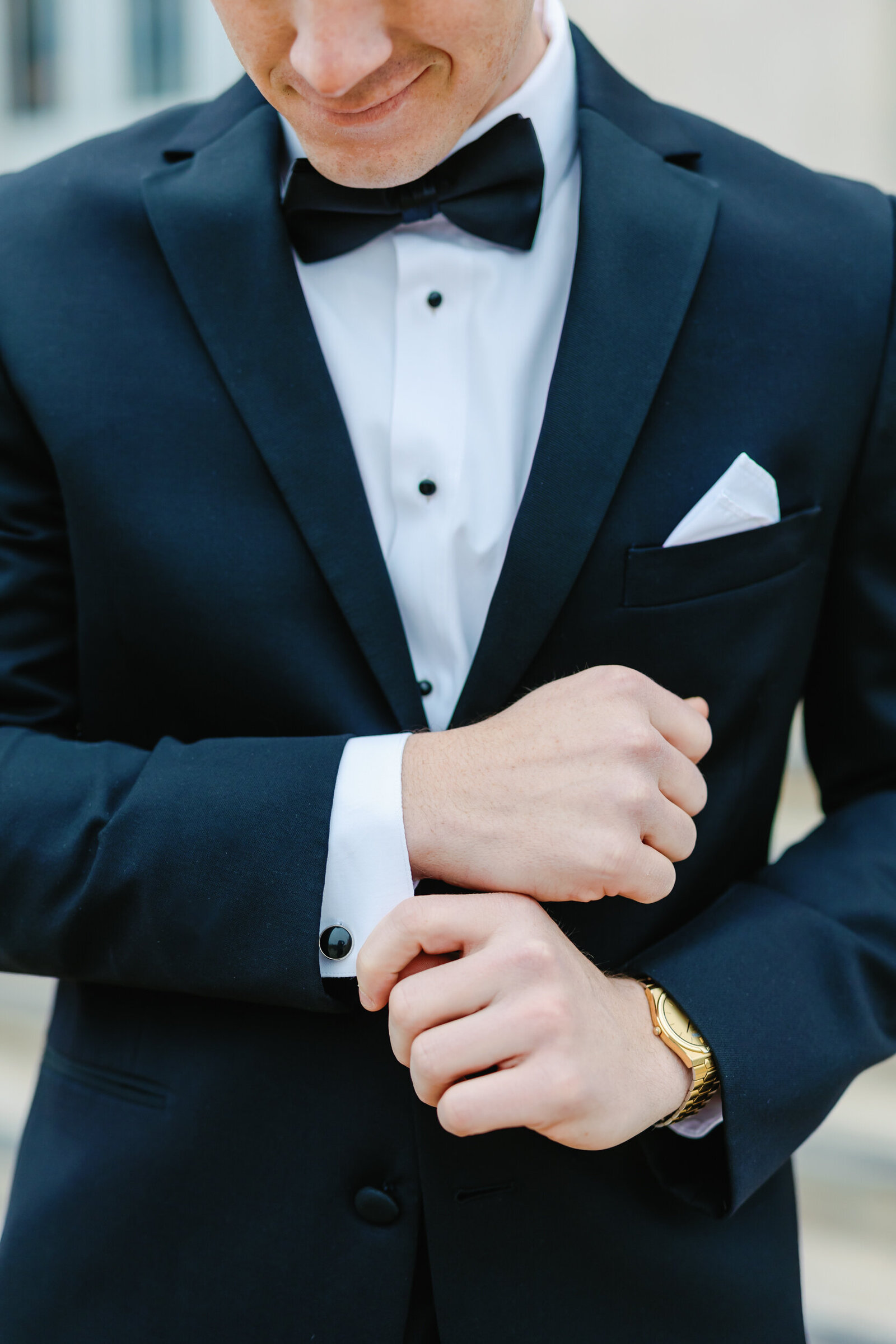 Black and White Wedding at Civic Center_ OKC-14