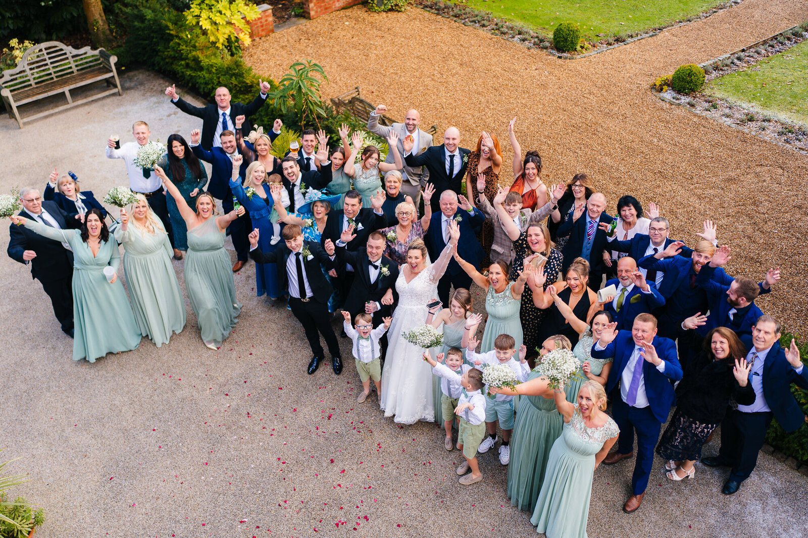 Group photo outside Ashfield House taken by Anthony Horseman  Photography and Film