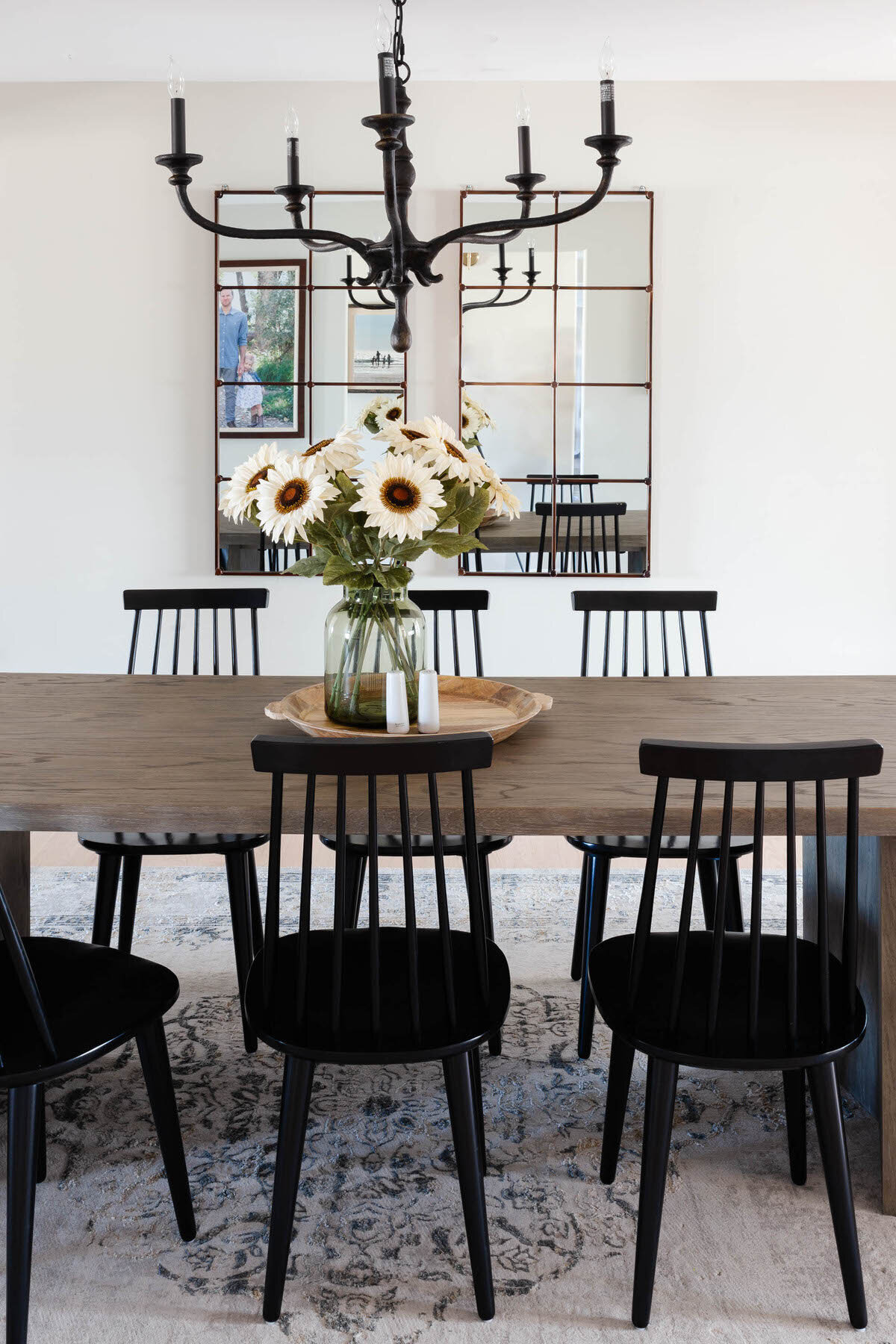Modern Farmhouse Charming Cottage Warm Formal Dining Room by Peggy Haddad Interiors34