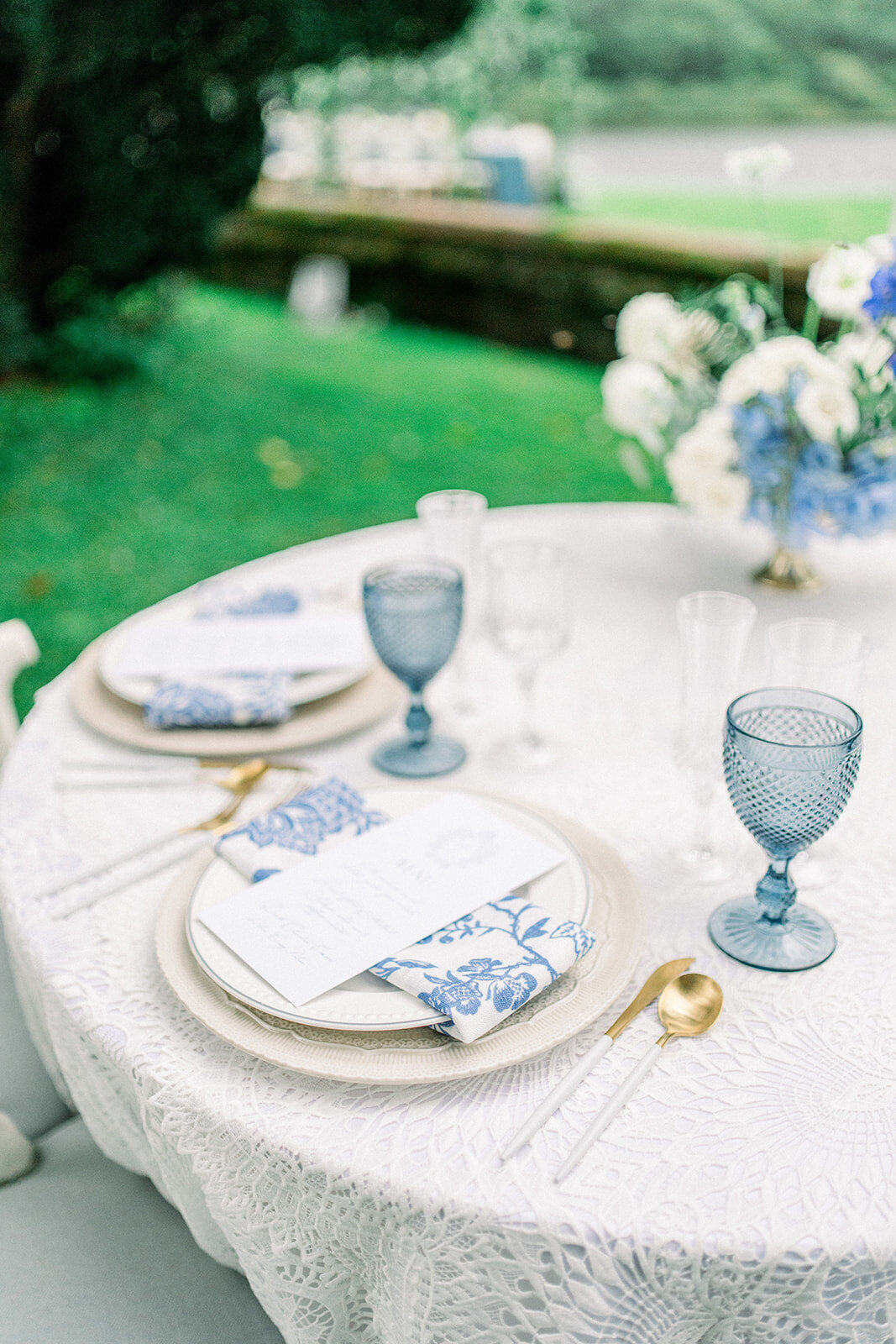 Elegant Wedding Decor at Castle Leslie, Ireland