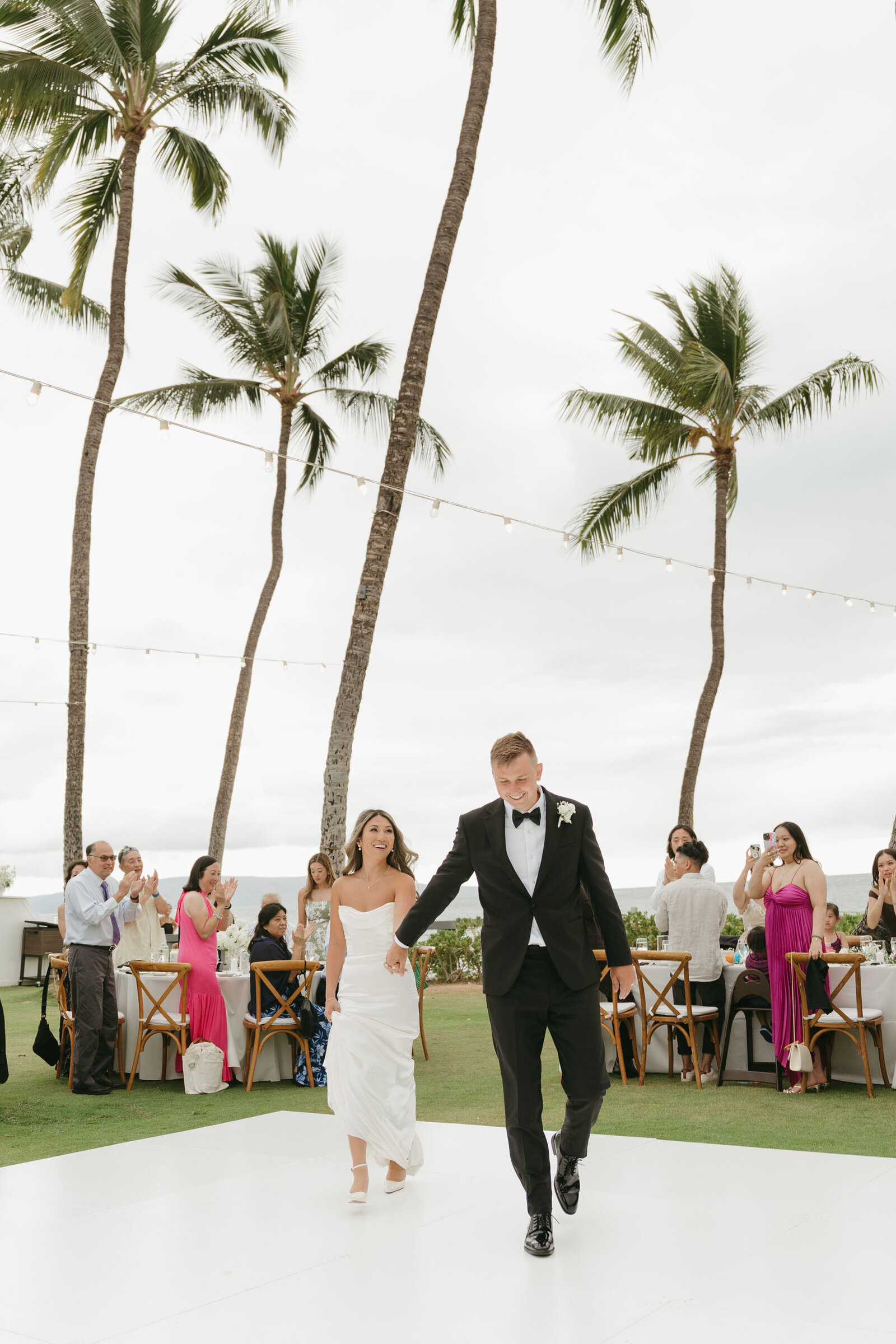Kayli & Robbie first dance at Andaz Maui Wailea wedding