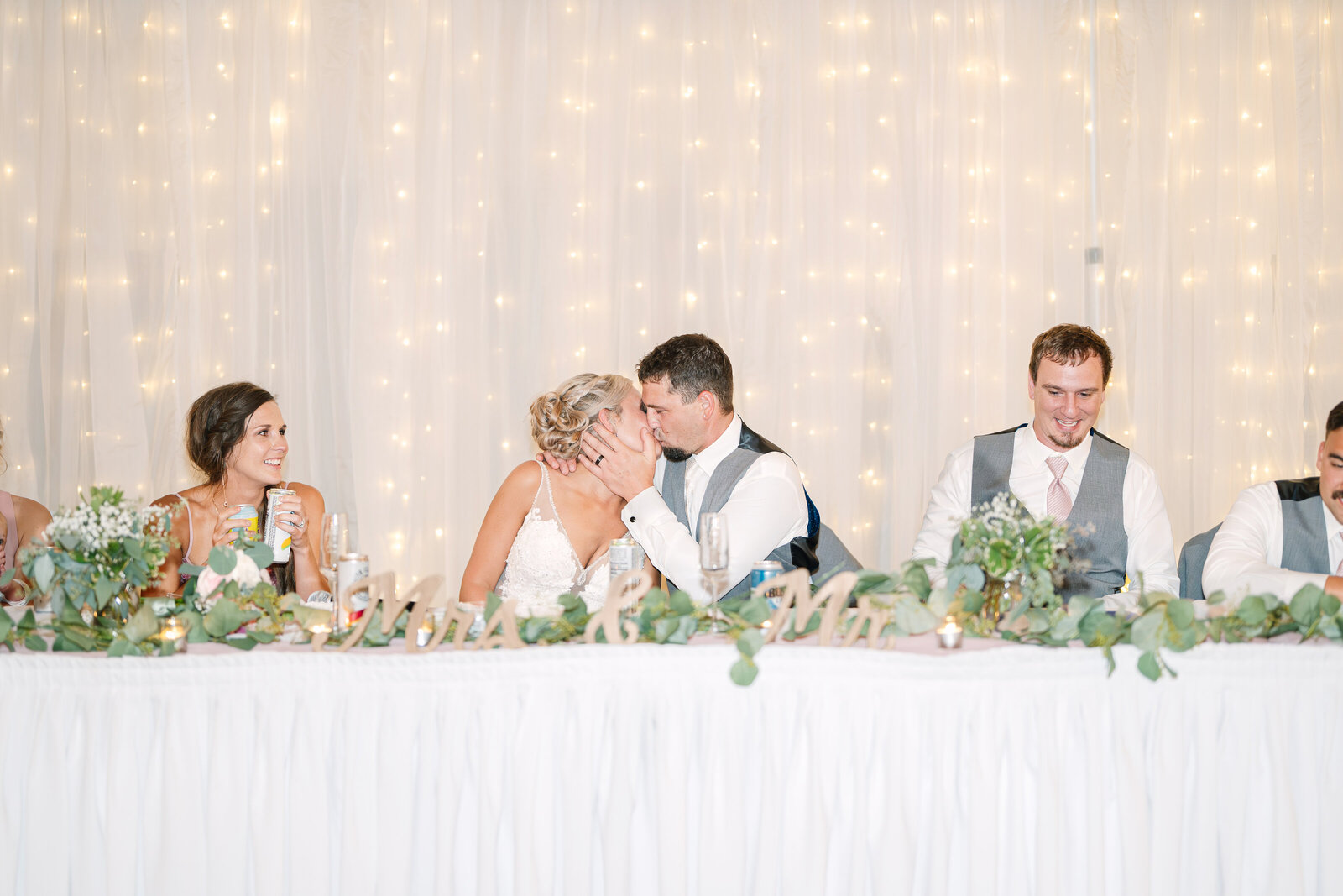 wedding reception at ever after event center in iron mountain