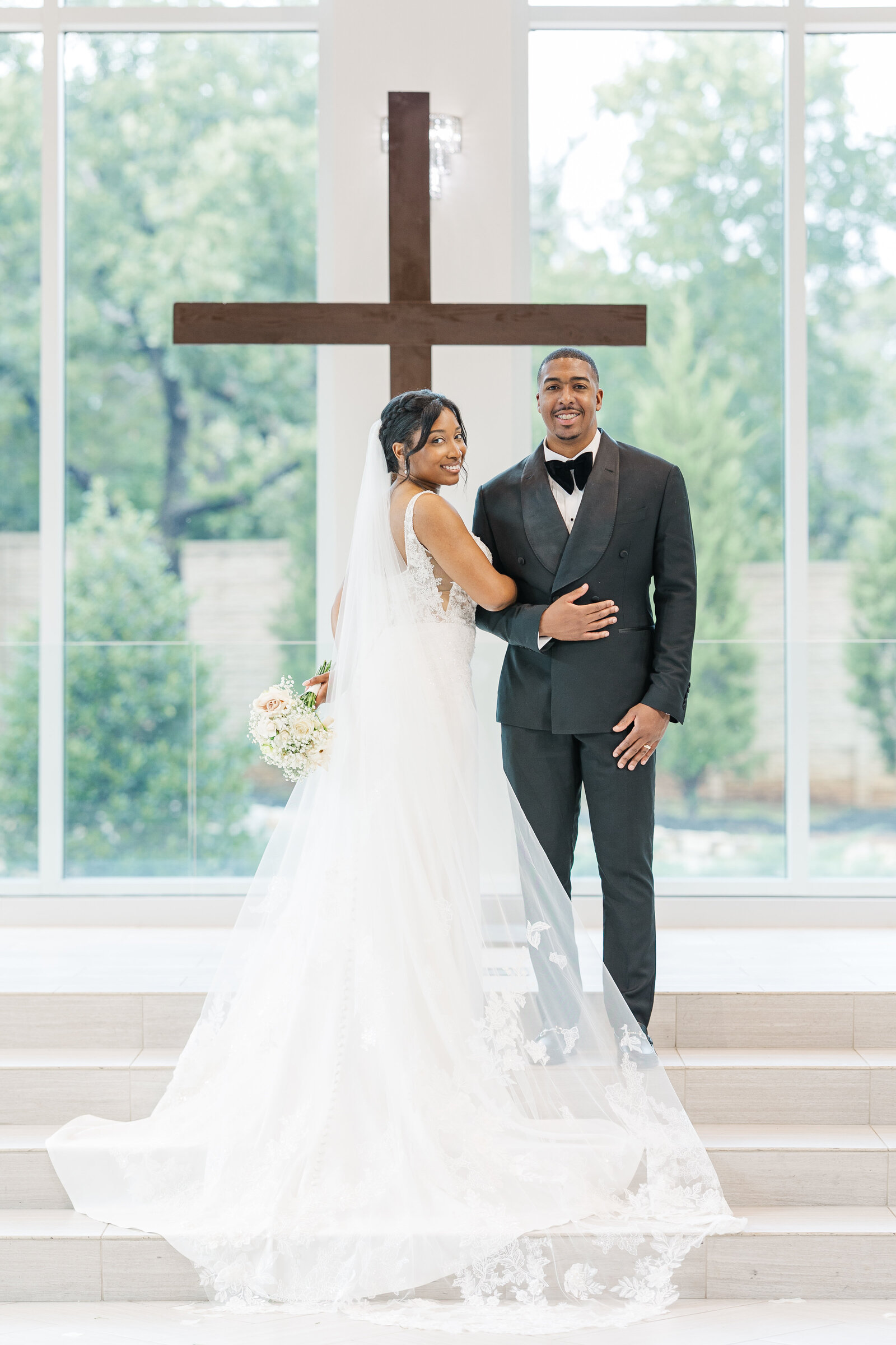 Couple photography at the wedding venue