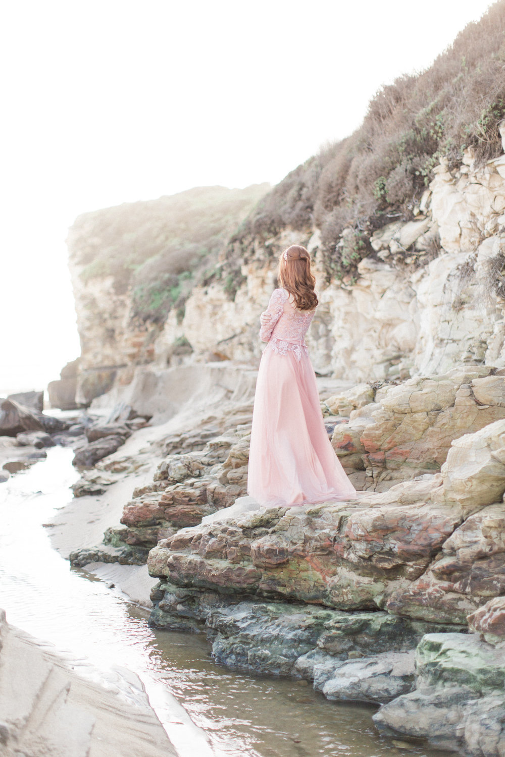 Once Wed Romantic Coastal Cliffside Film Inspired Bridal S-Gallery-0018