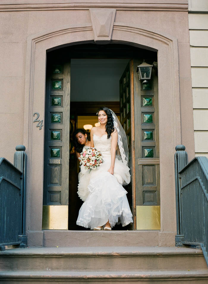 nyc-wedding-bride-brownstone