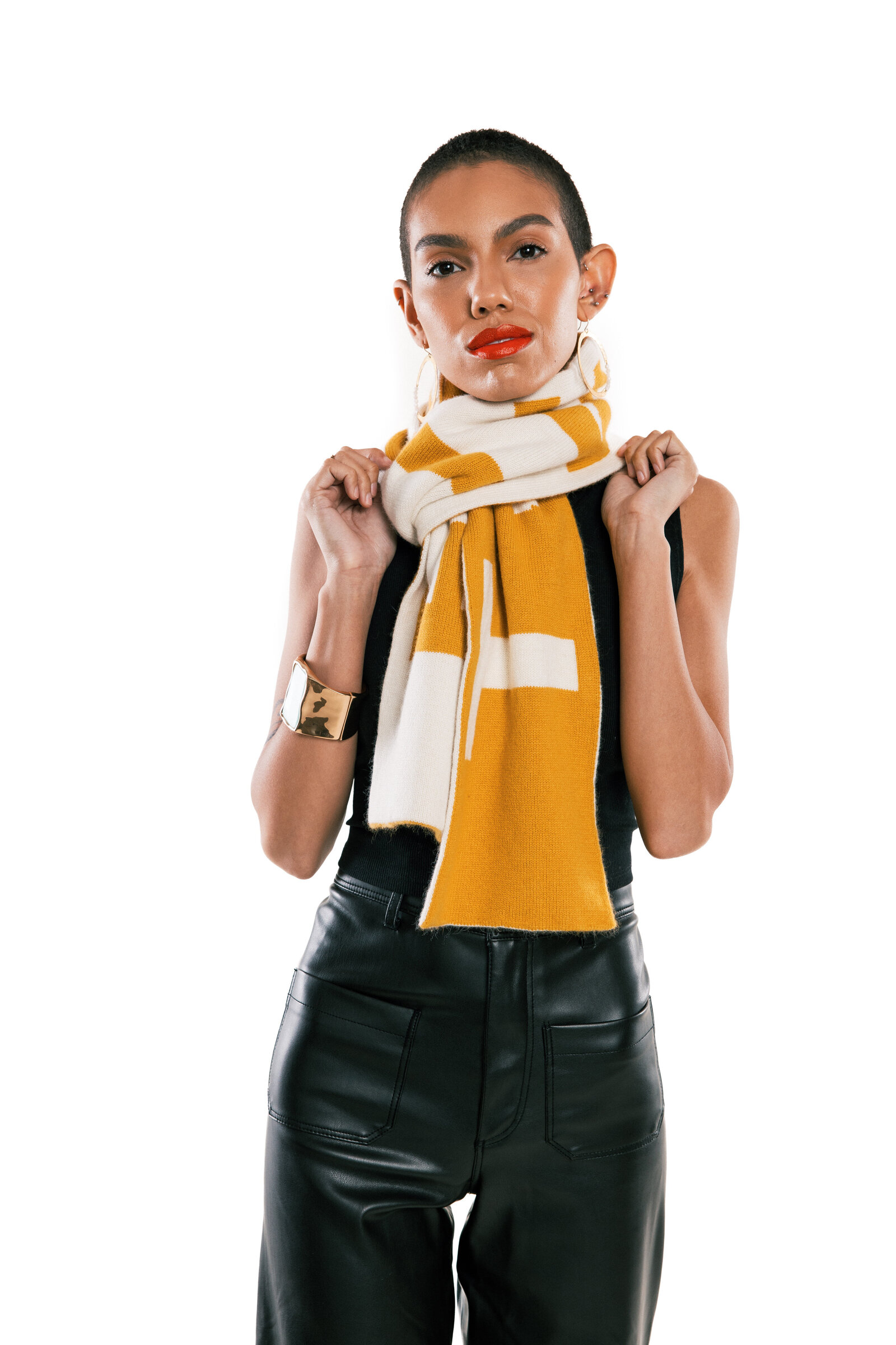 feminist scarf gold 3