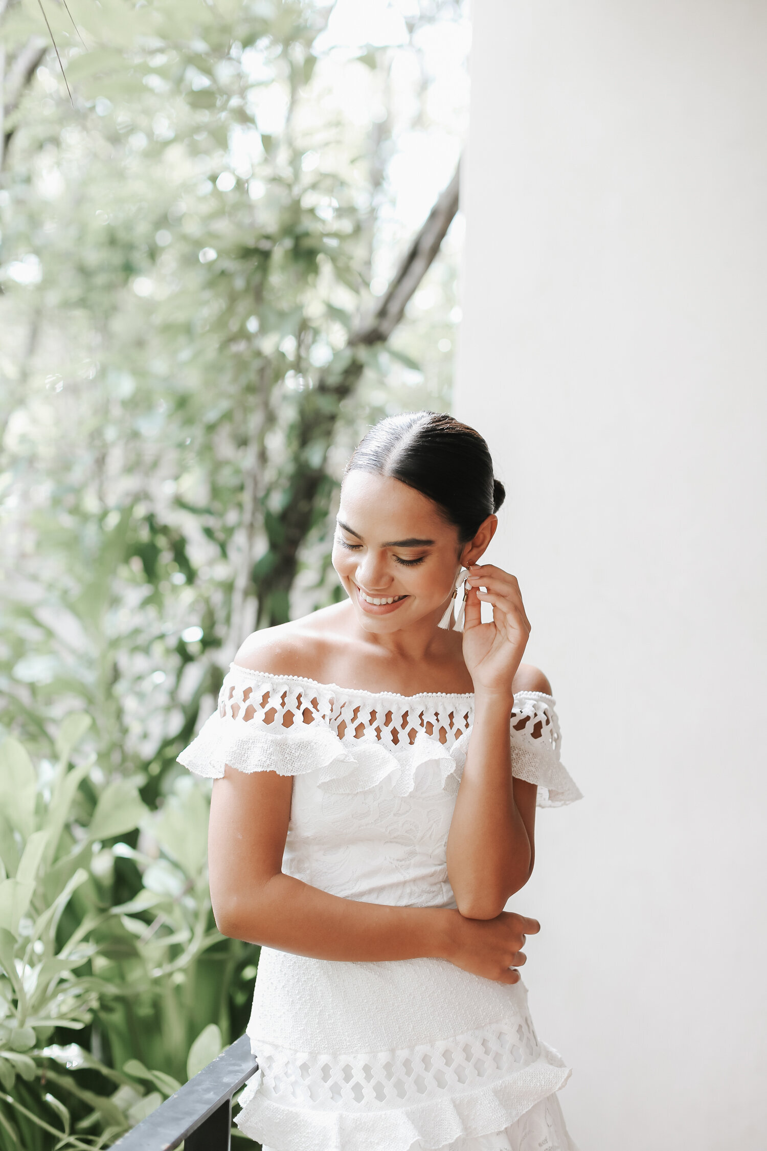 Tulum-bride-with-boho-off-shoulder-dress