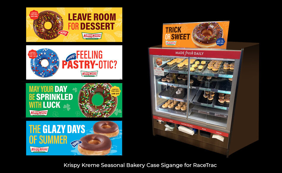 Krispy Kreme Bakery Case