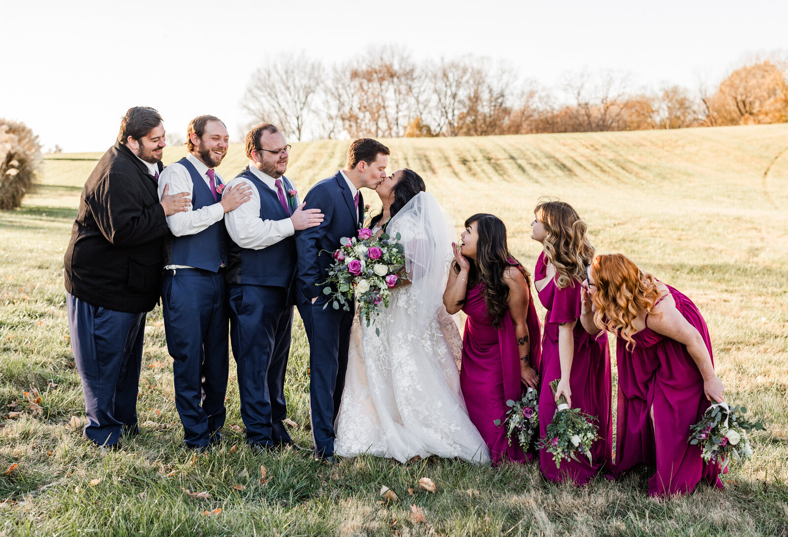 Wedding party photos at Riverhouse at Southern Light