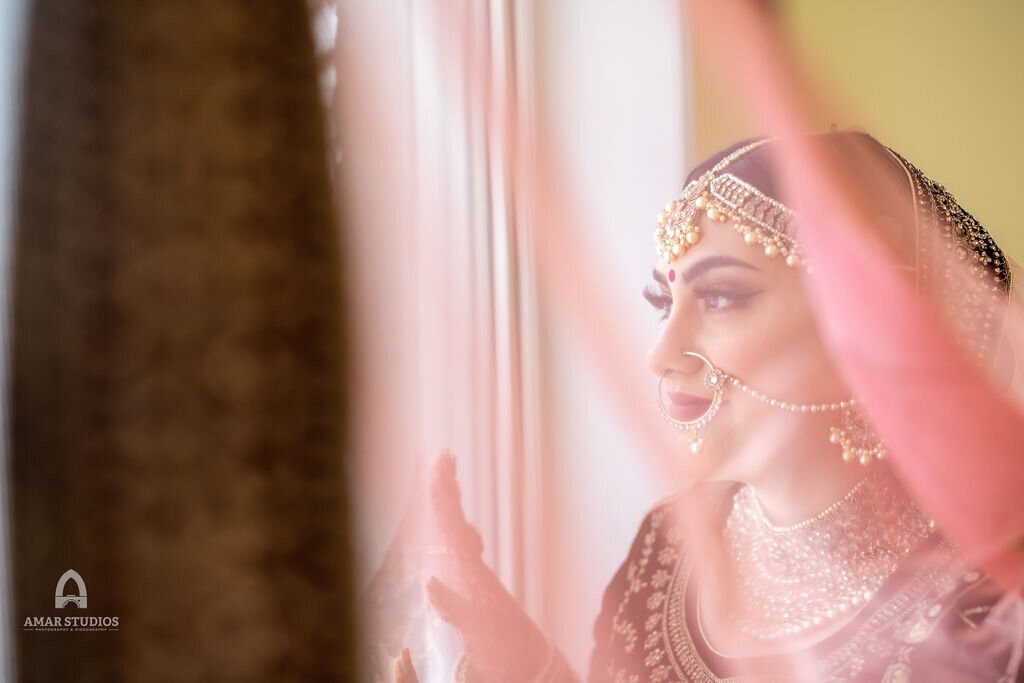 Charming Ottawa bride, her makeup by Red Carpet Glamour, ready for her forever moment.