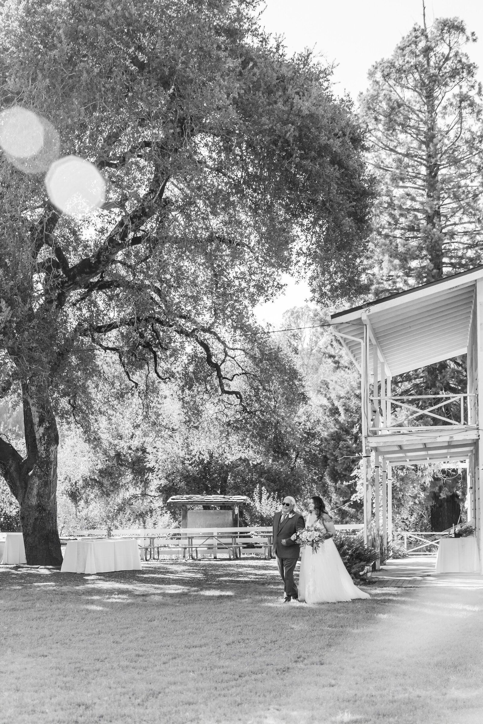 Colorful wedding ceremony in Santa Cruz, California.