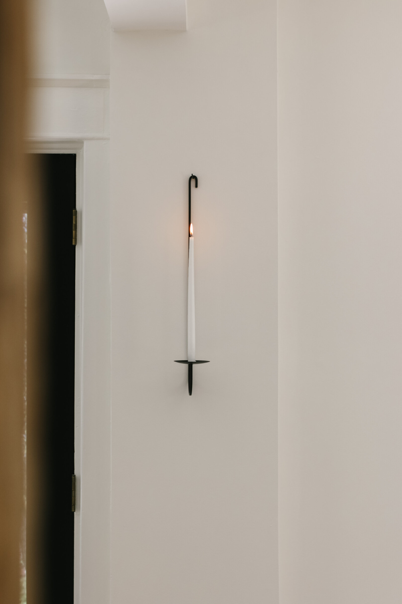 Iron Single Arm Candle Wall Sconce – Knowlton and Co.