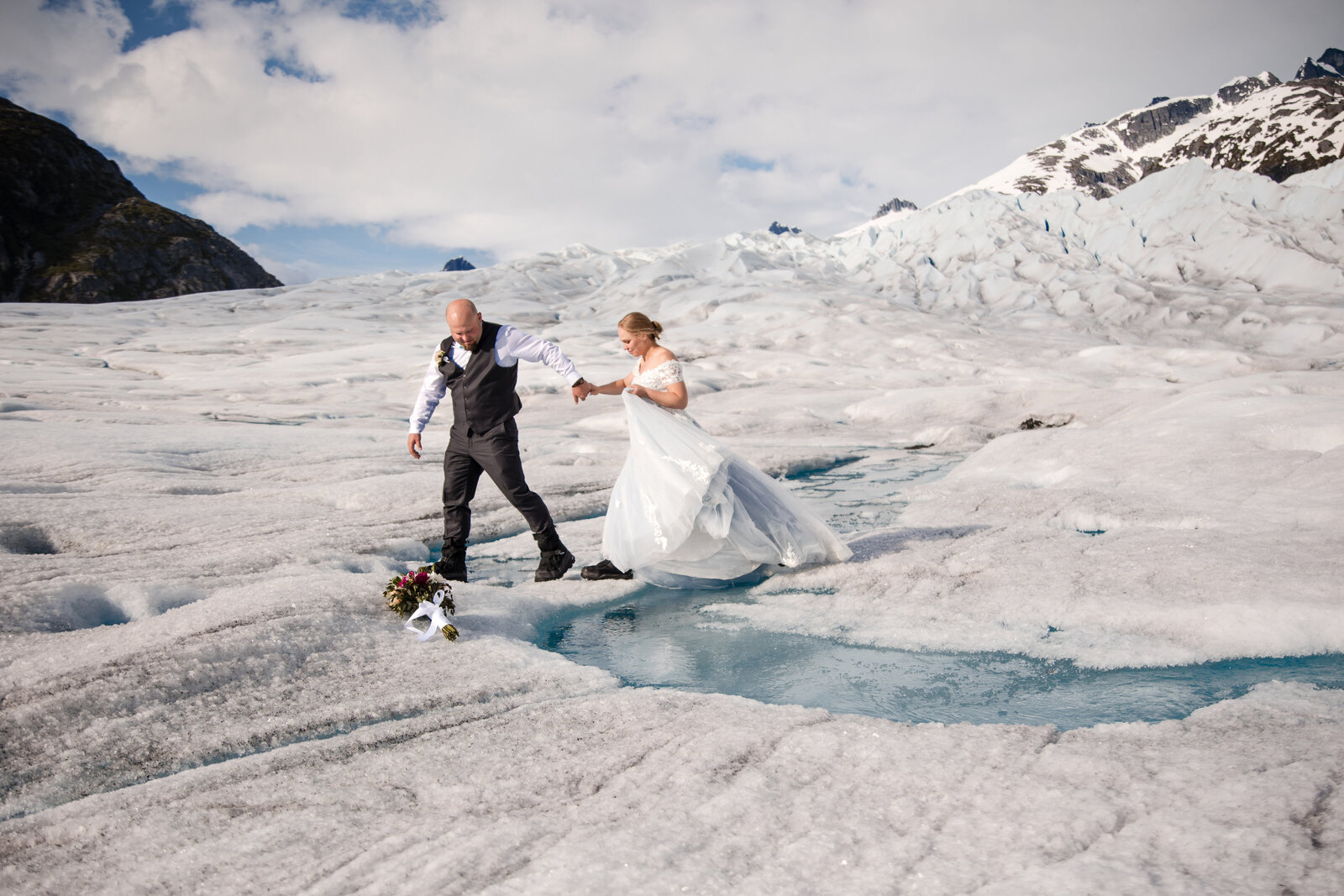 Christine Johnson Photography - Rachel & Bill Glacier Wedding-308