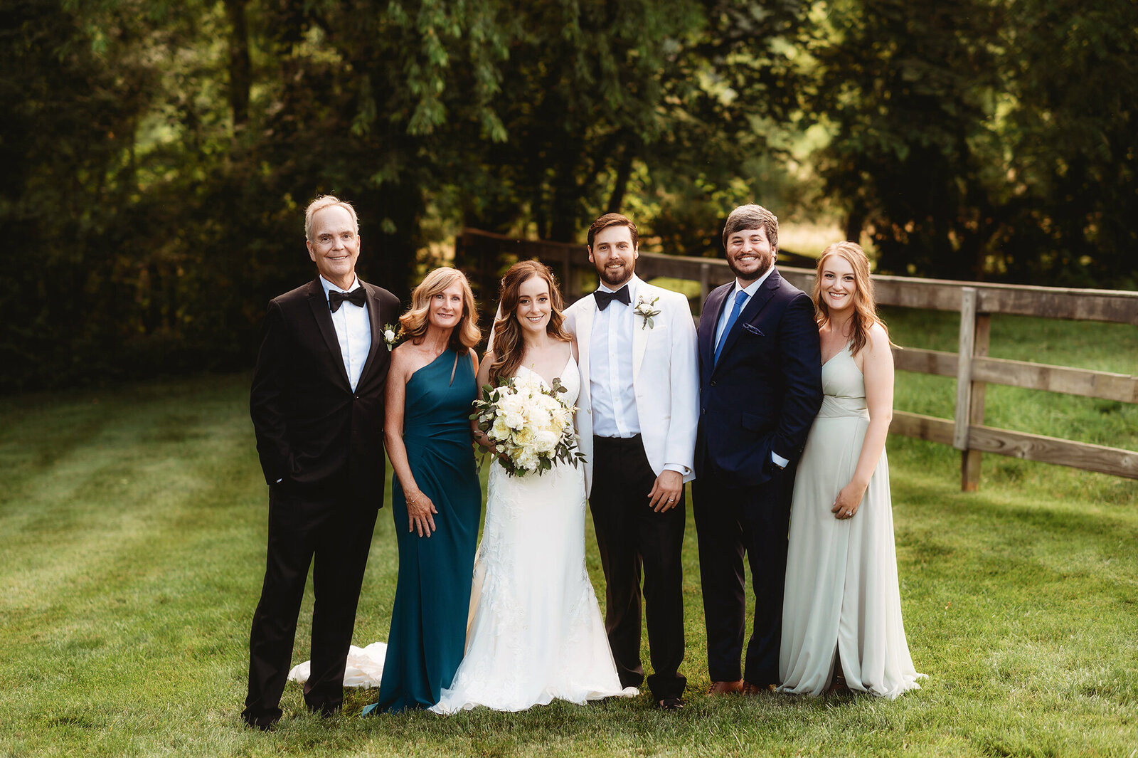 Family Portraits after Micro-Wedding Ceremony in Asheville, NC.