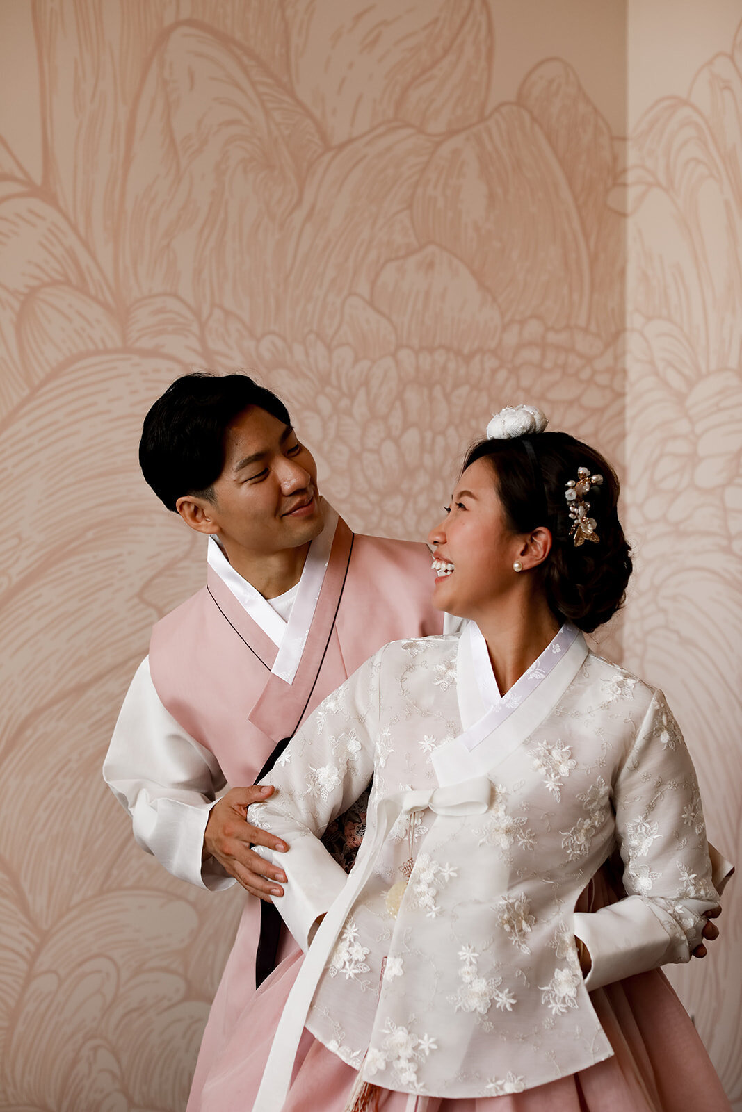 Hanbok Ceremony Bride and Groom