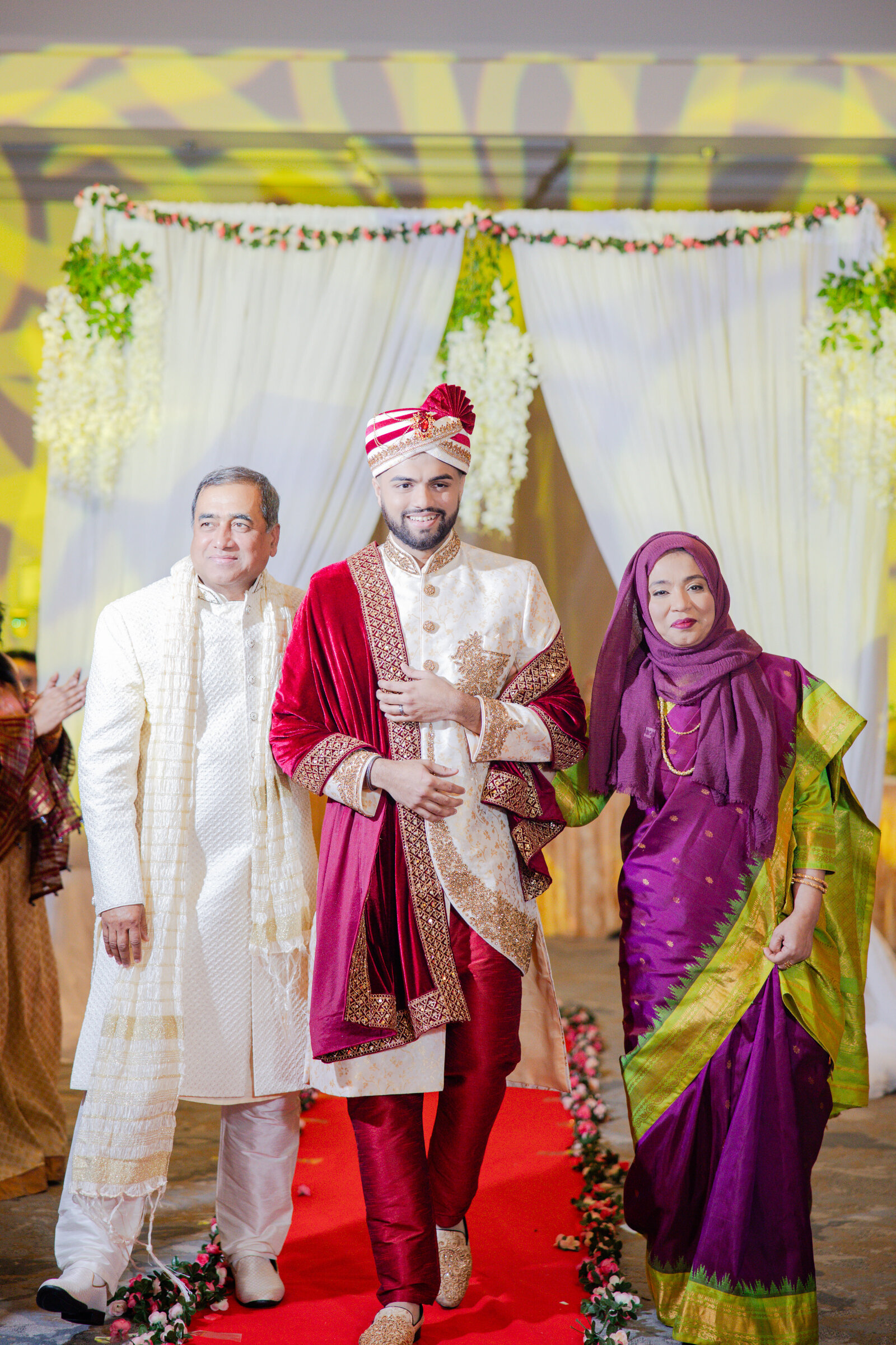 Groom-entry-with-family-photography